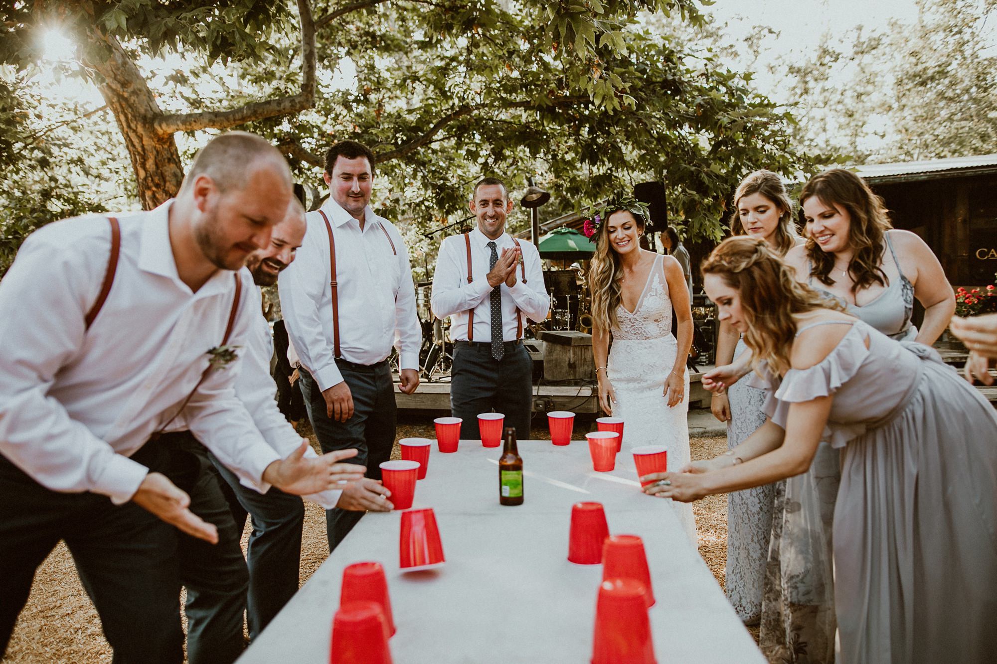 Flip Cup Wedding 
