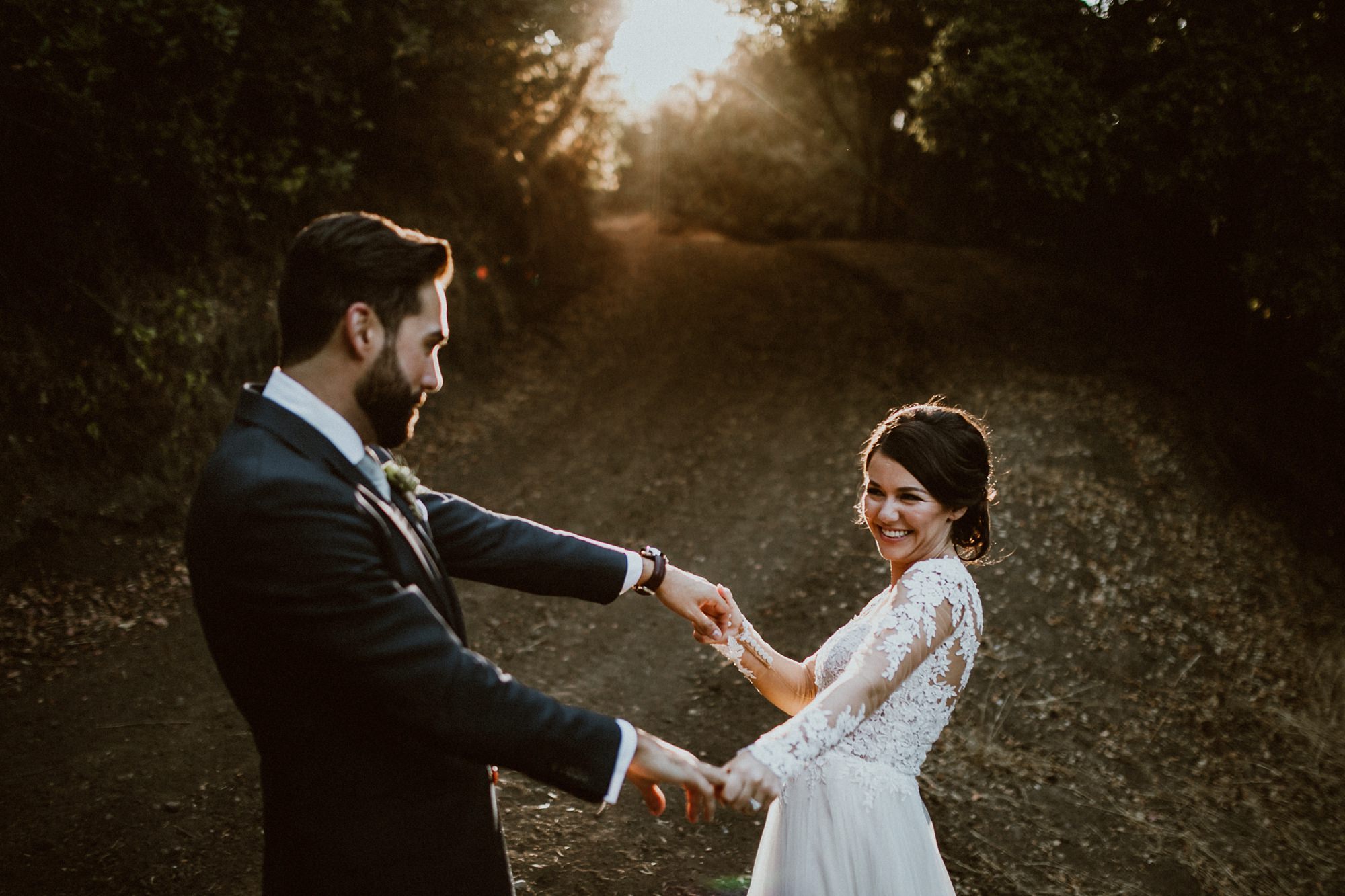 Wedding at Calamigos Ranch Forest Wedding Malibu