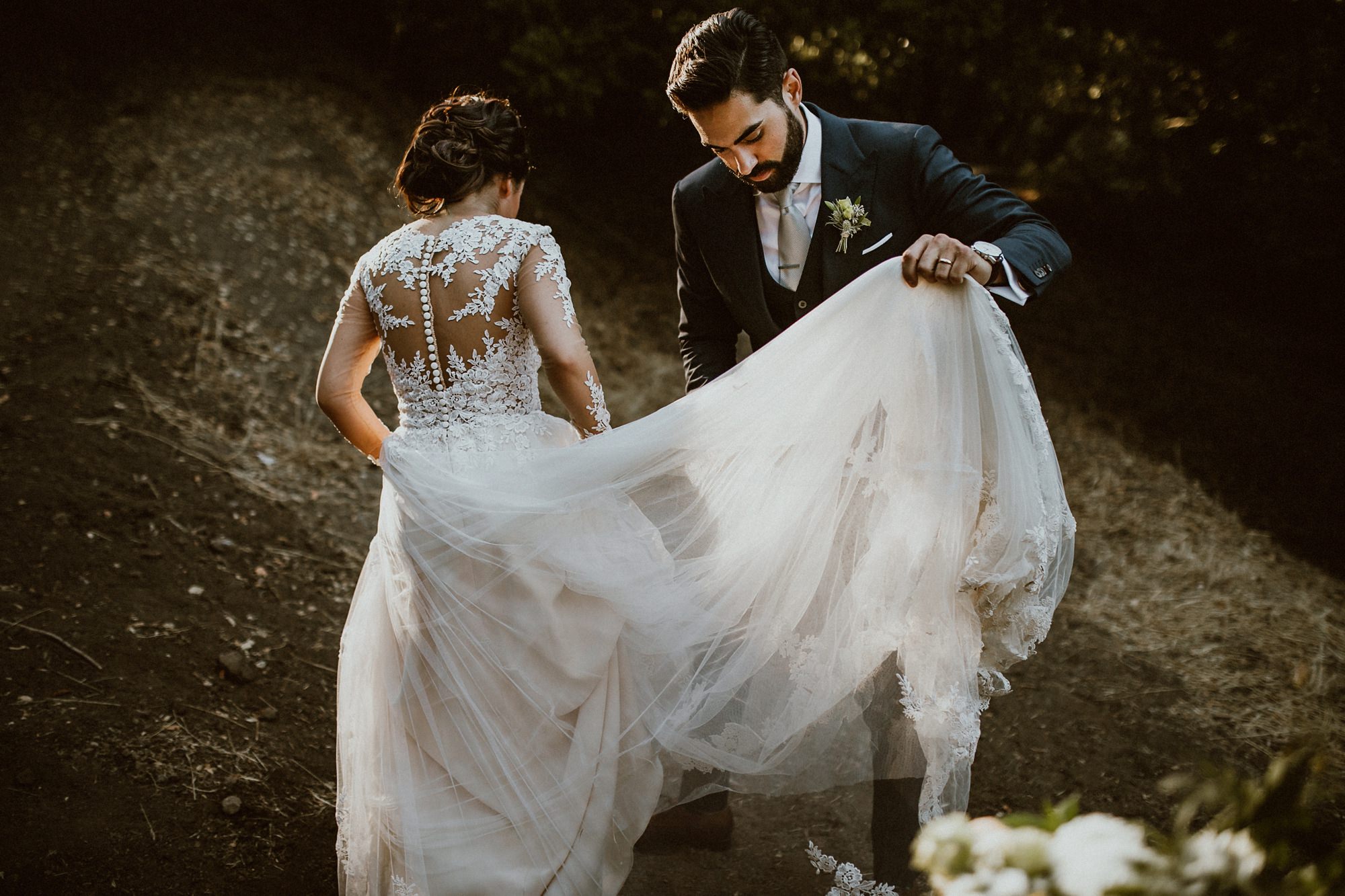Wedding at Calamigos Ranch Forest Wedding Malibu
