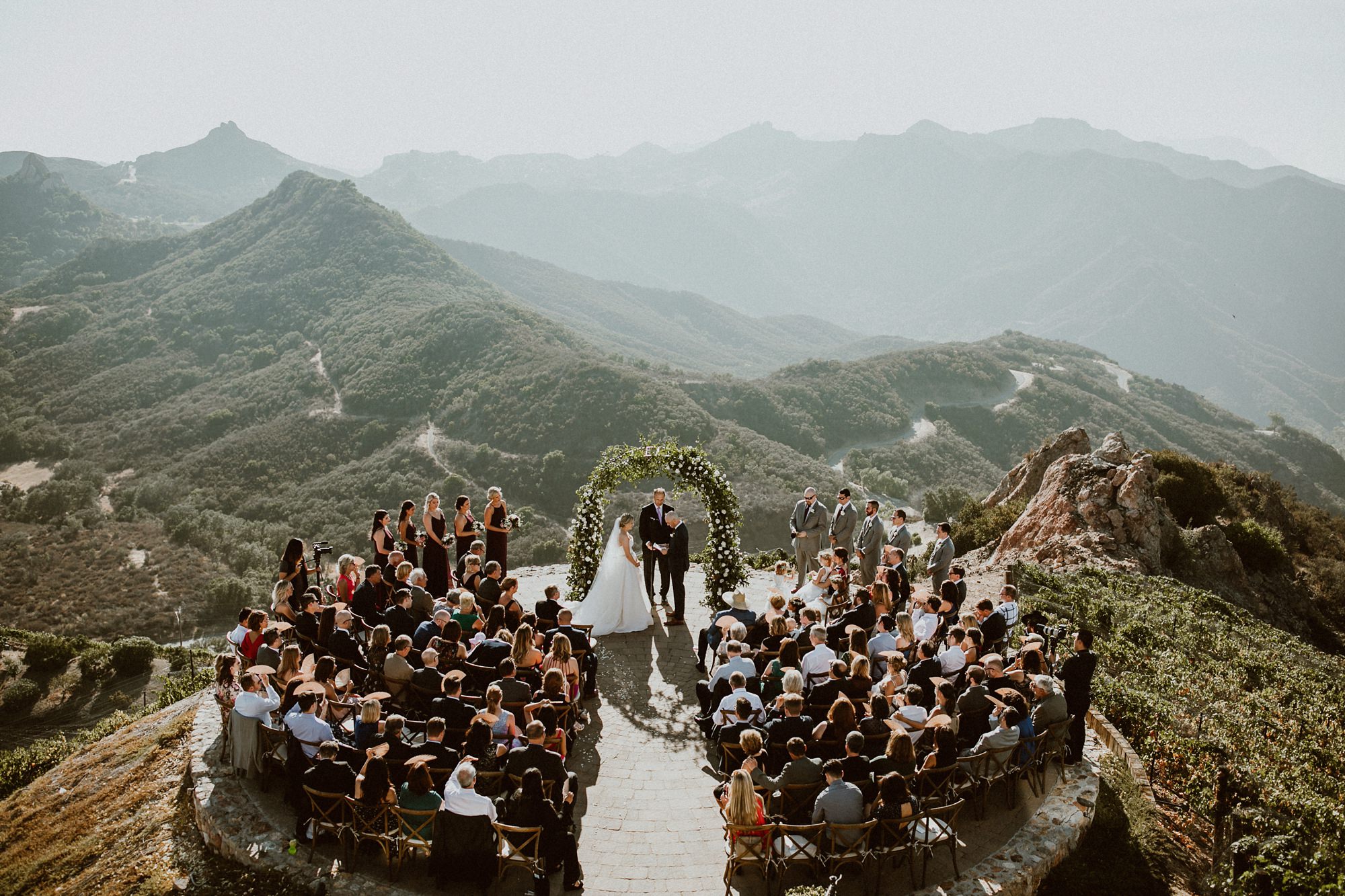 Malibu Rocky Oaks Estate Wedding Photos