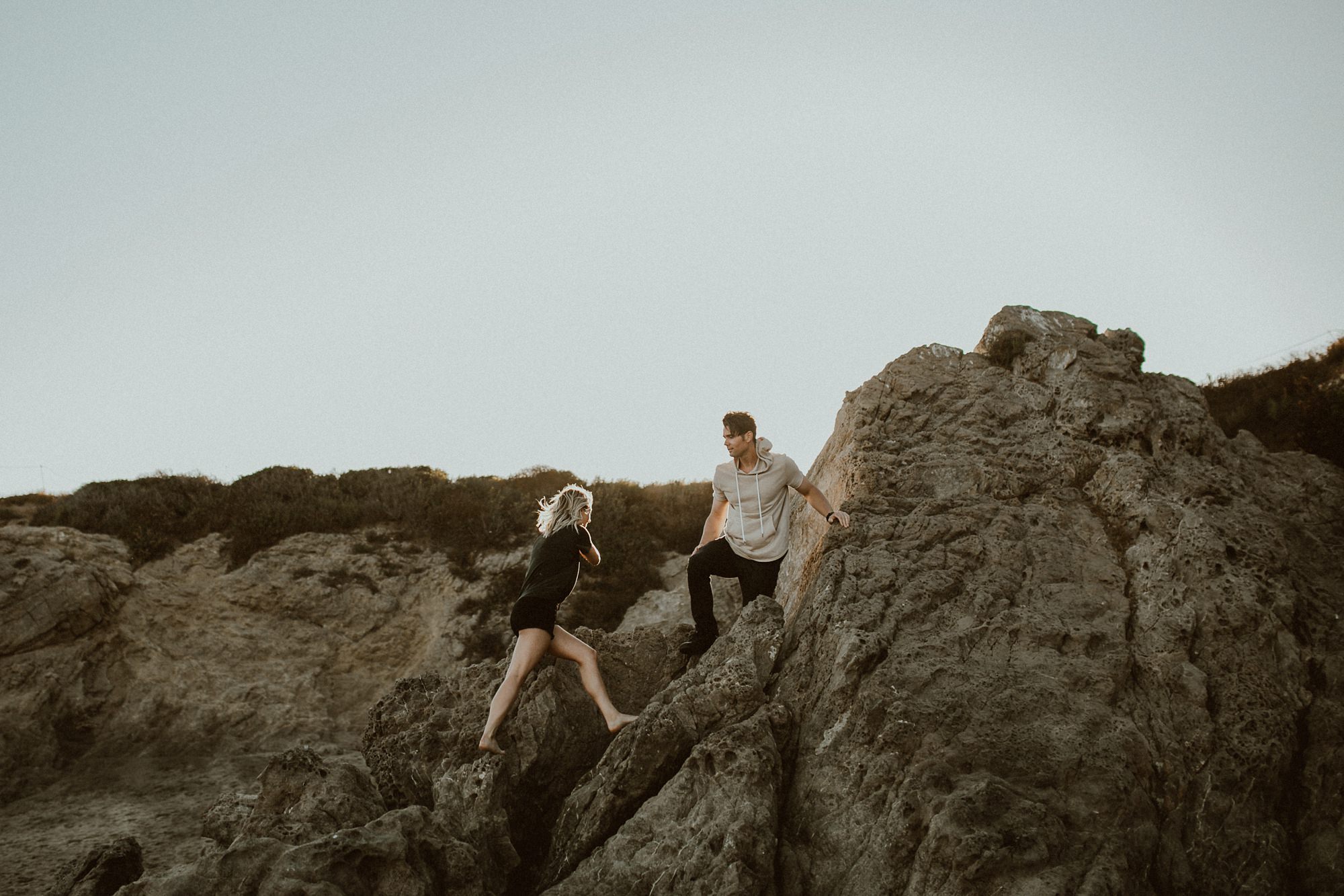 leo carrillo engagement photos in malibu
