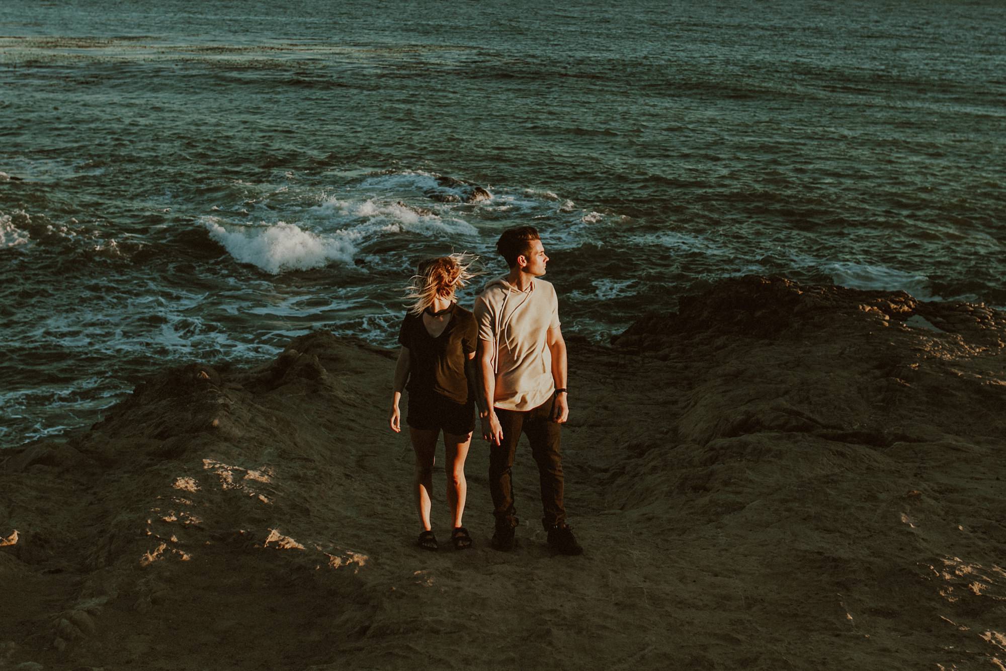 leo carrillo engagement photos in malibu