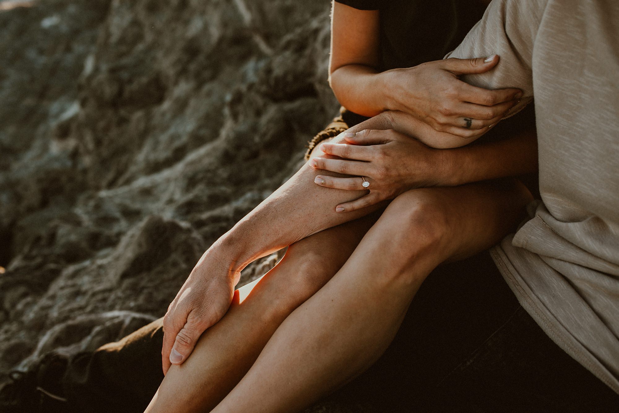 leo carrillo engagement photos in malibu