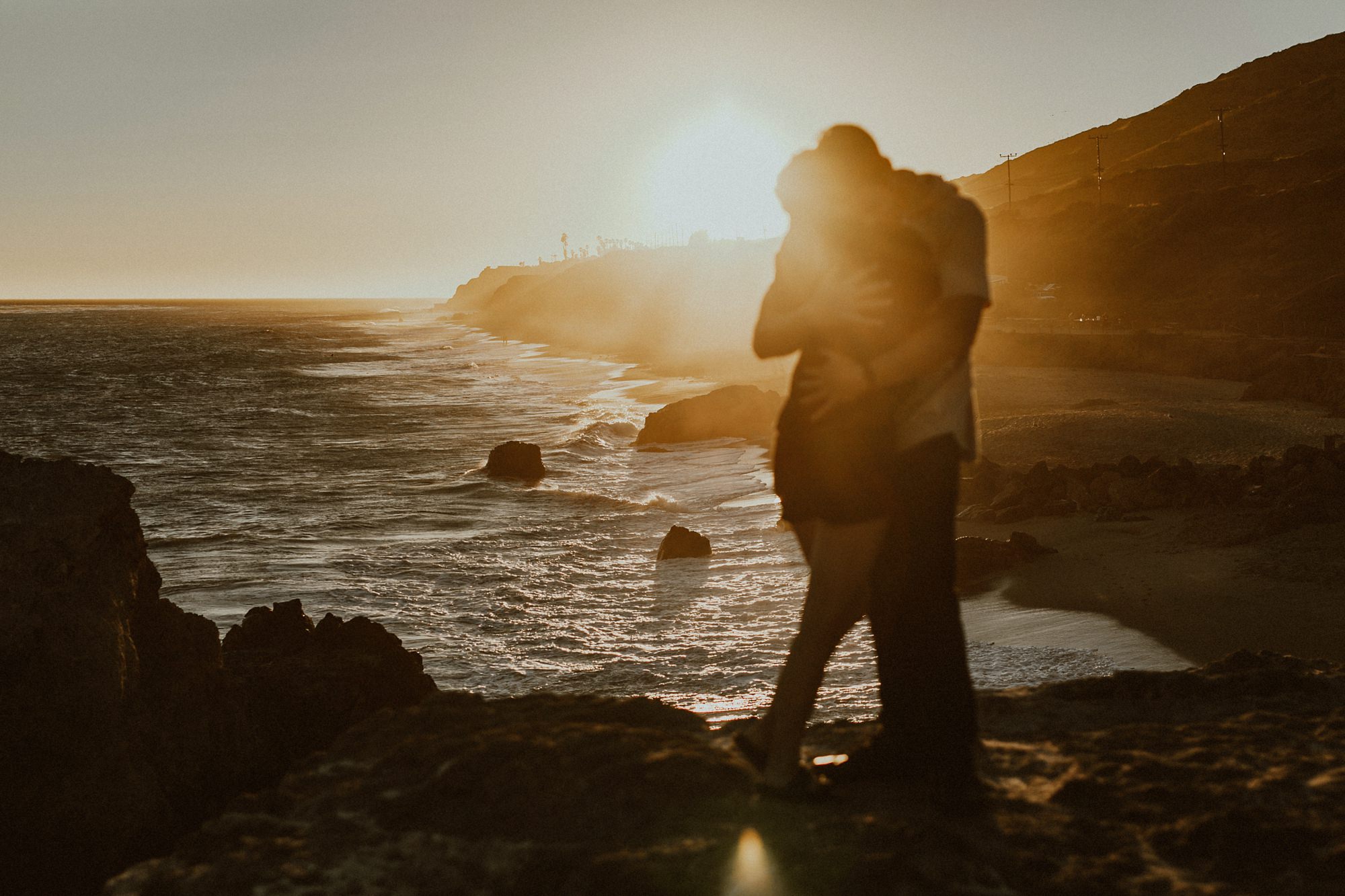 leo carrillo engagement photos in malibu