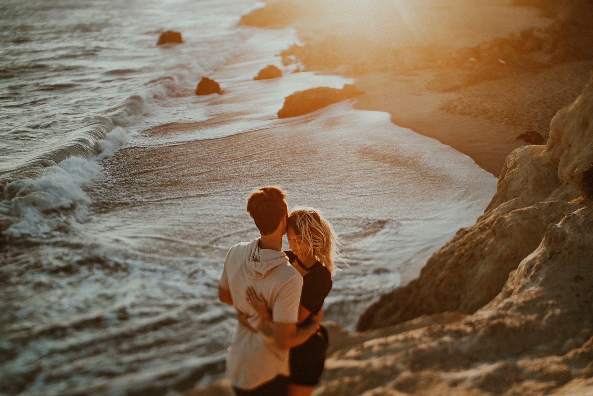 leo carrillo engagement photos in malibu
