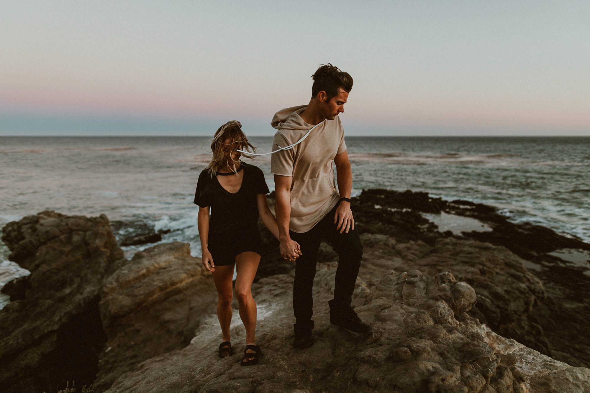 leo carrillo engagement photos in malibu