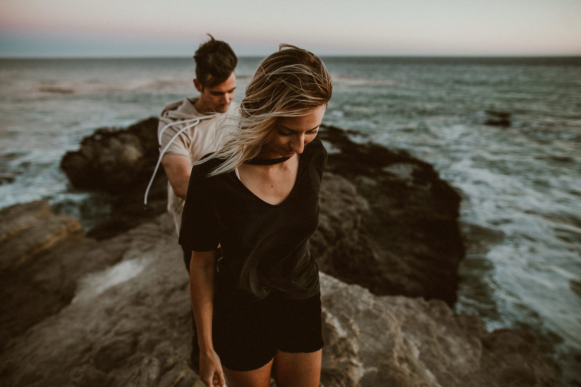 leo carrillo engagement photos in malibu
