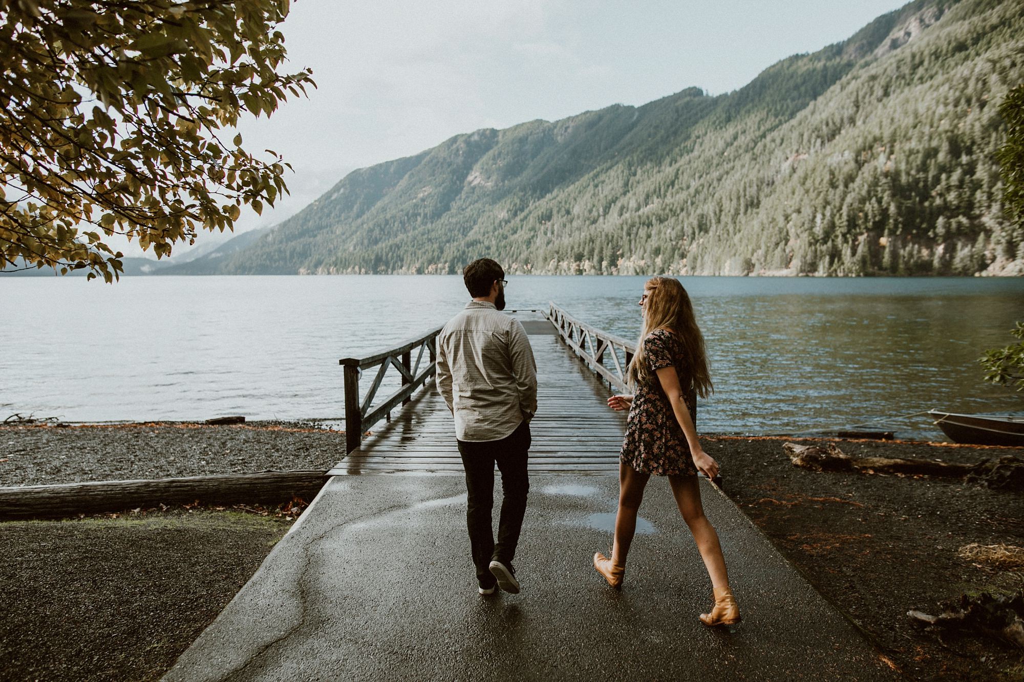 Lake Crescent Port Angeles Couples Photos