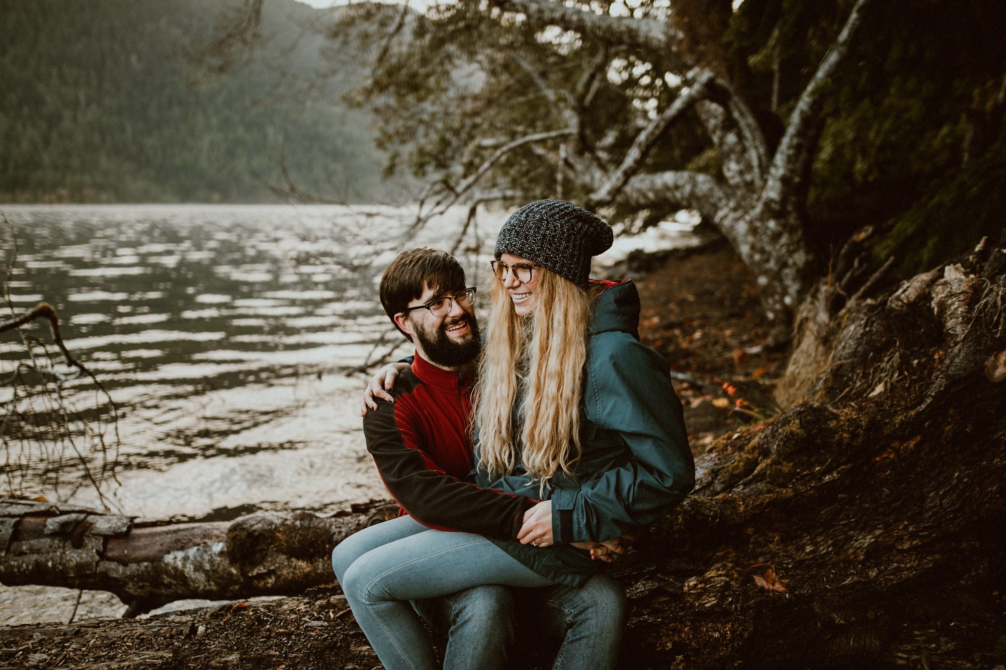 Lake Crescent Port Angeles Couples Photos