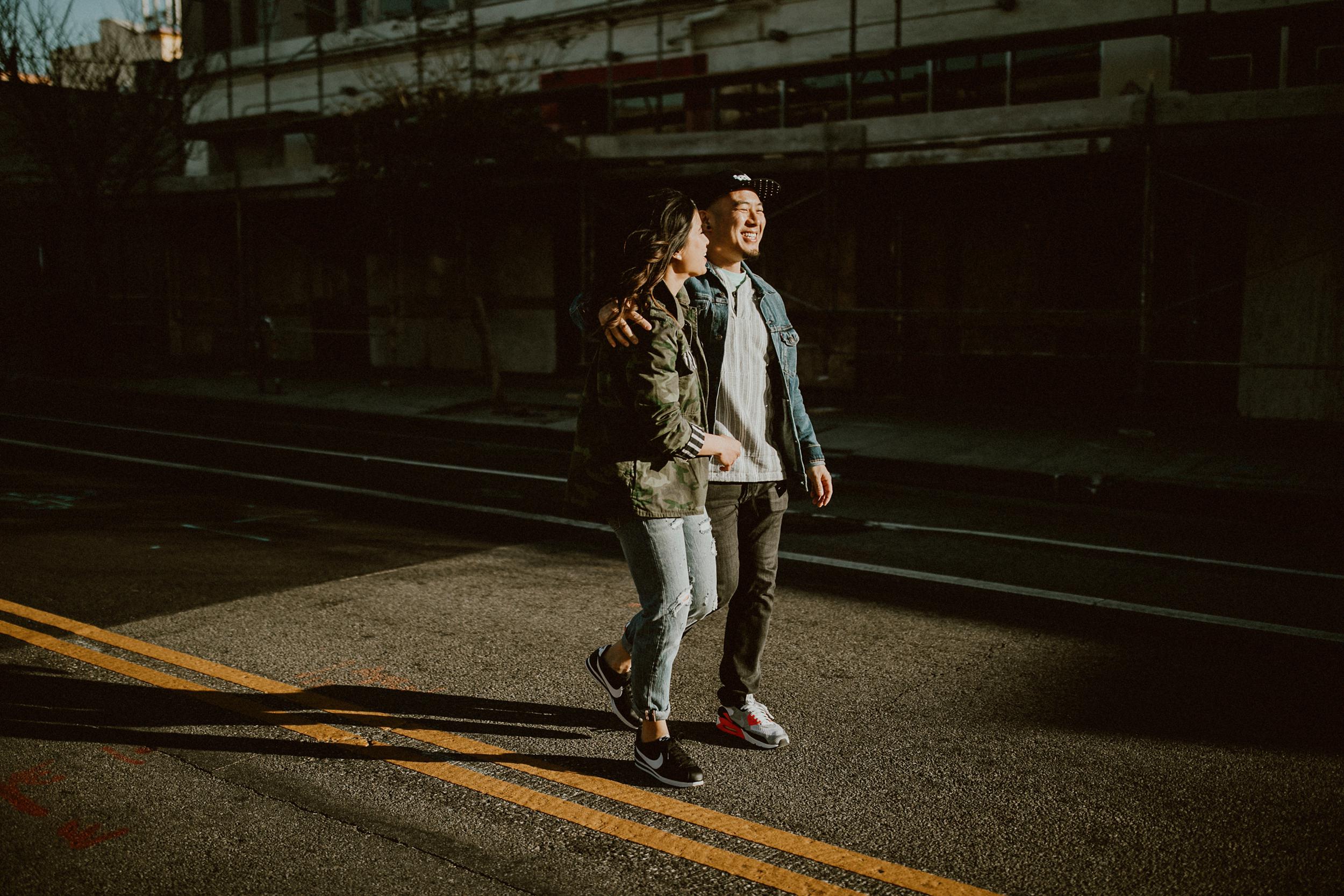 Los Angeles Engagement Session in LA Art's District Los Angeles Engagement Session in LA Art's District