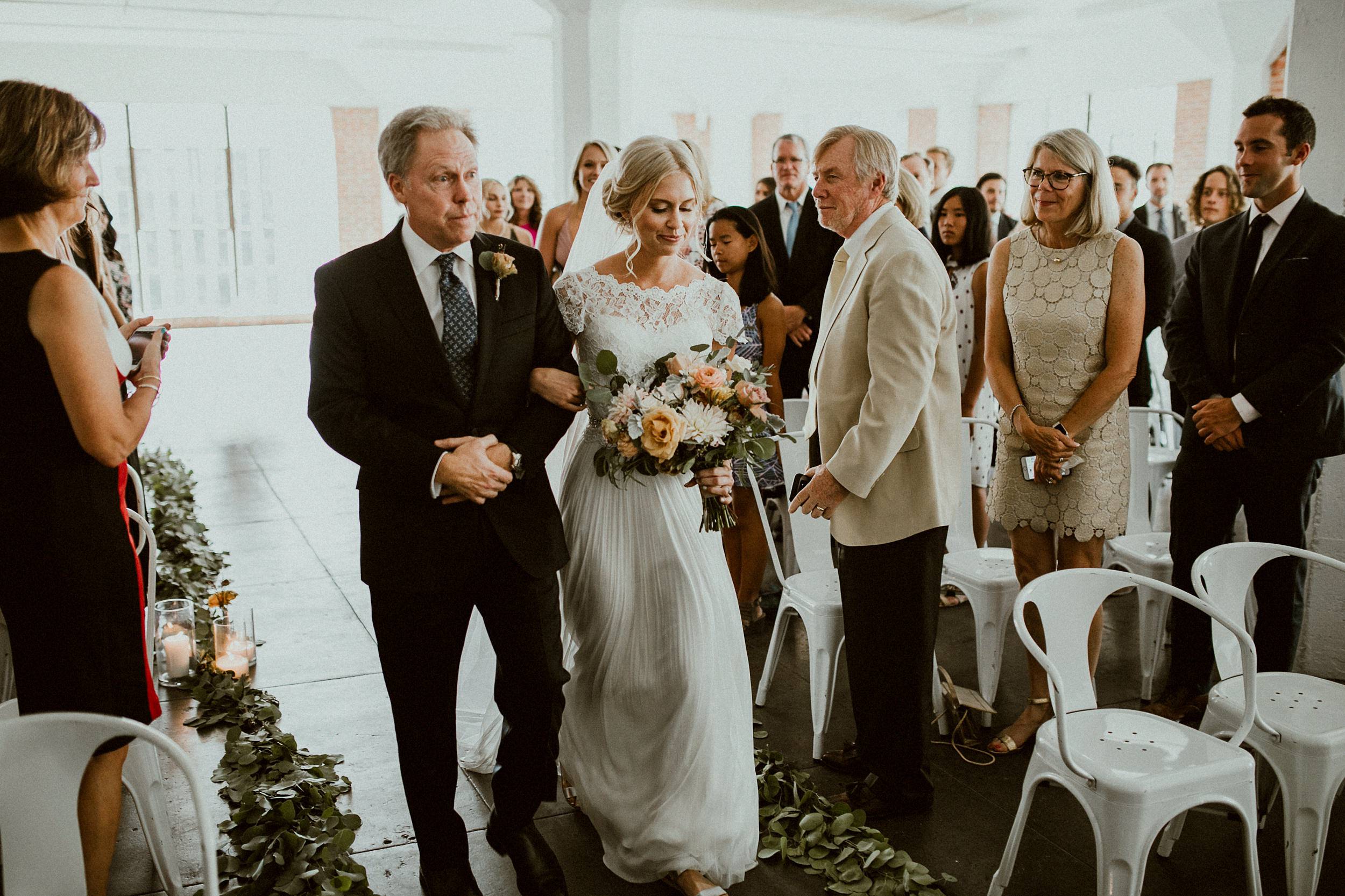 Wedding in Downtown LA at the Hudson Loft BHLDN Bride and Bridesmaids Wedding in Downtown LA at the Hudson Loft BHLDN Bride and Bridesmaids