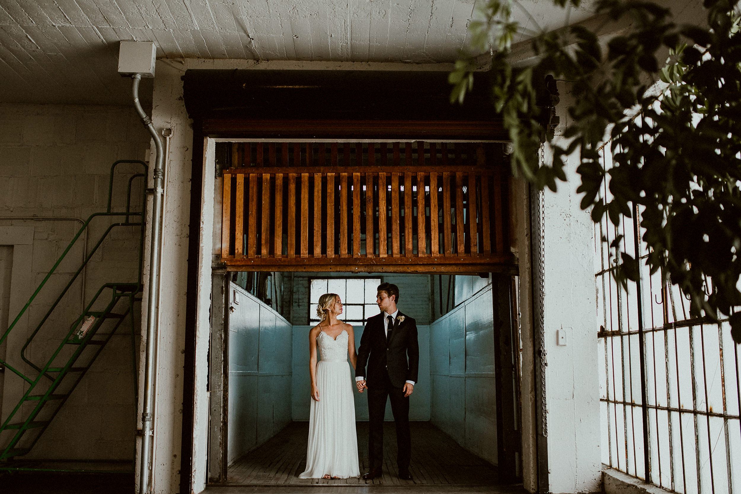 Wedding in Downtown LA at the Hudson Loft BHLDN Bride Wedding in Downtown LA at the Hudson Loft BHLDN Bride