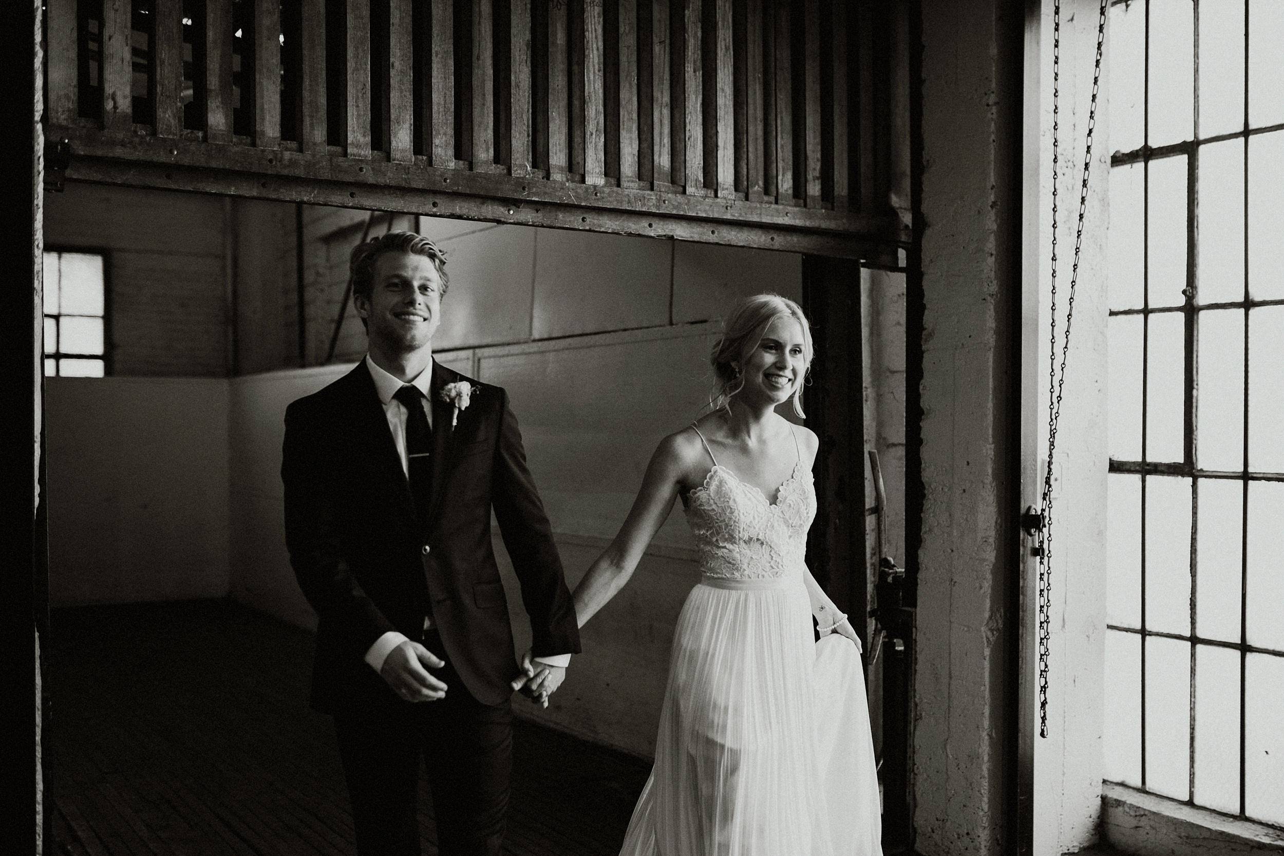 Wedding in Downtown LA at the Hudson Loft BHLDN Bride Wedding in Downtown LA at the Hudson Loft BHLDN Bride