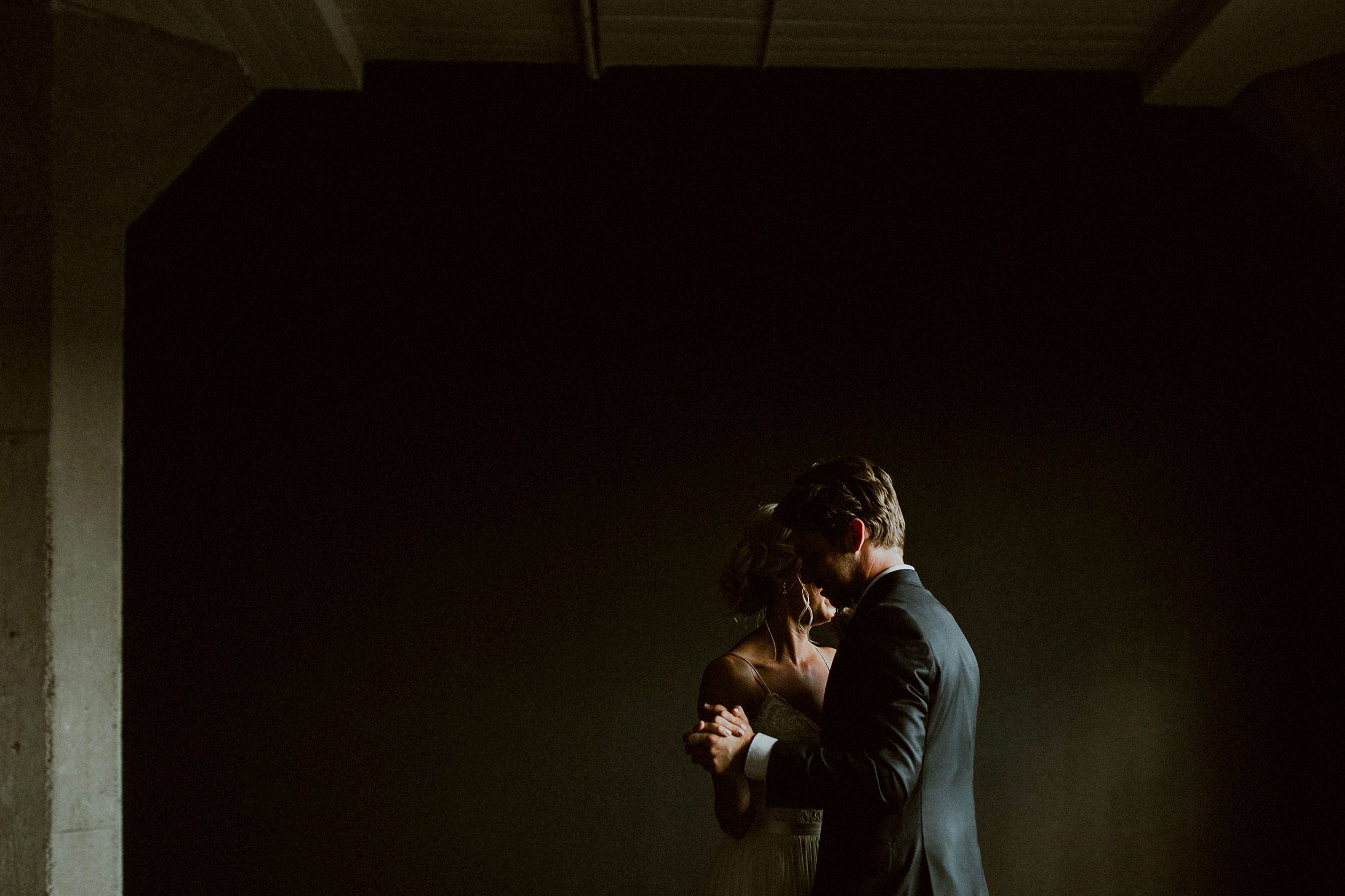 Wedding in Downtown LA at the Hudson Loft BHLDN Bride Moody Romantic Wedding in Downtown LA at the Hudson Loft BHLDN Bride