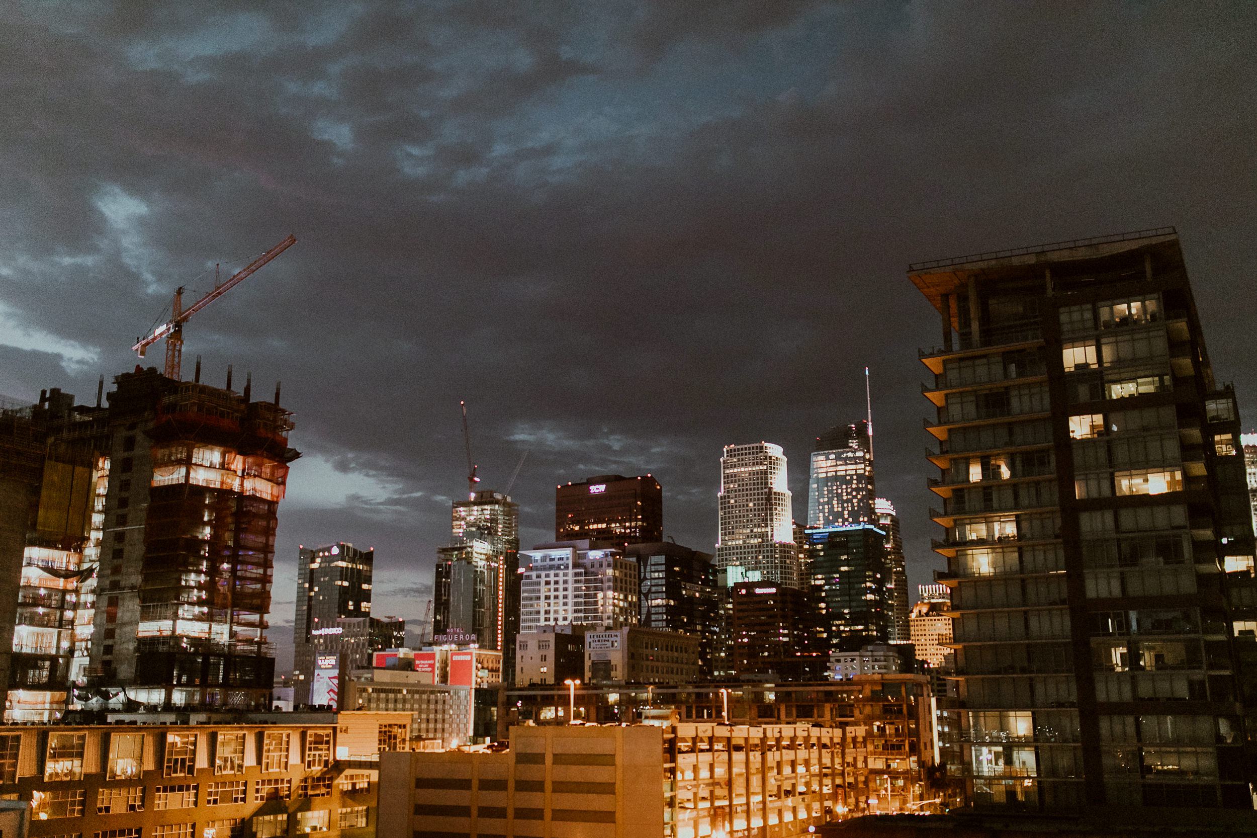 Wedding in Downtown LA at the Hudson Loft Los Angeles Warehouse Wedding Photos