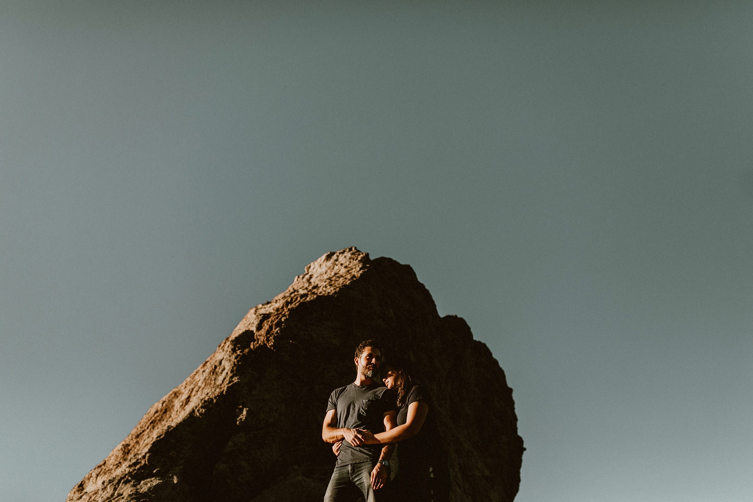 forest engagement session near los angeles
