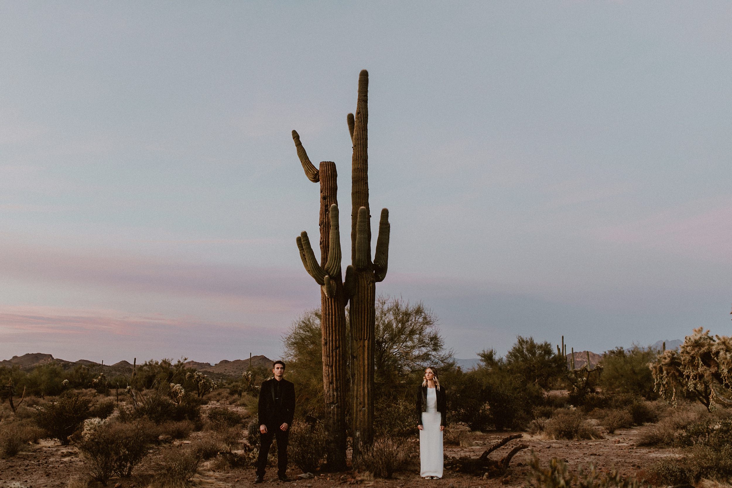 Desert Wedding Photos in Phoenix Arizona Superstition Mountains Desert Wedding Photos in Phoenix Arizona Superstition Mountains