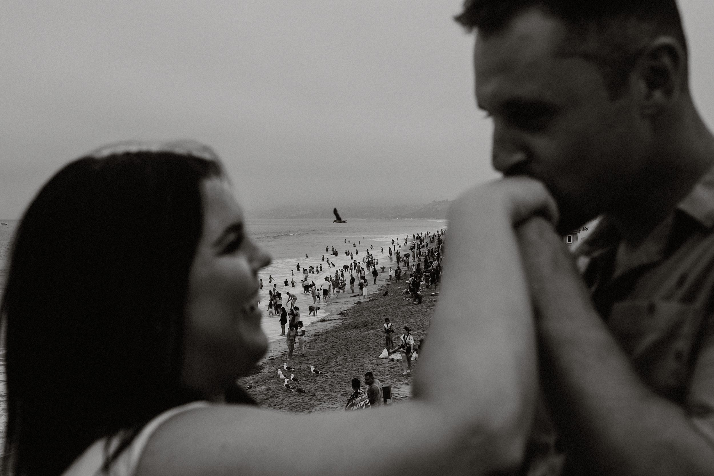 Santa Monica Pier Engagement Photos Santa Monica Pier Engagement Photos
