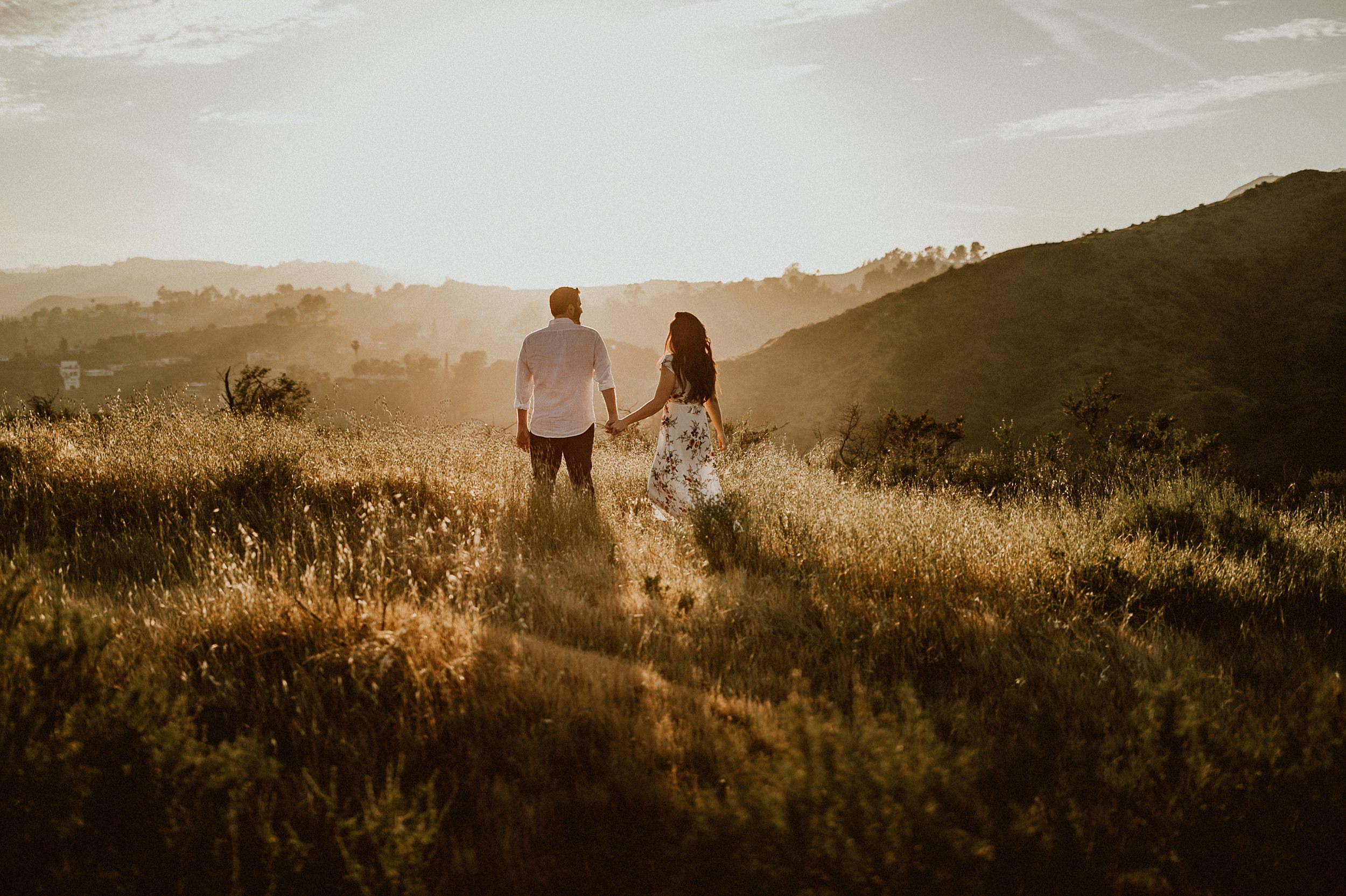 Hollywood Hills Engagement Photos