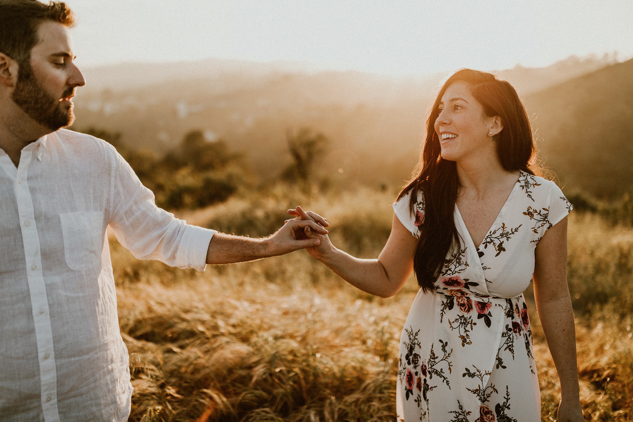 Hollywood Hills Engagement Photos