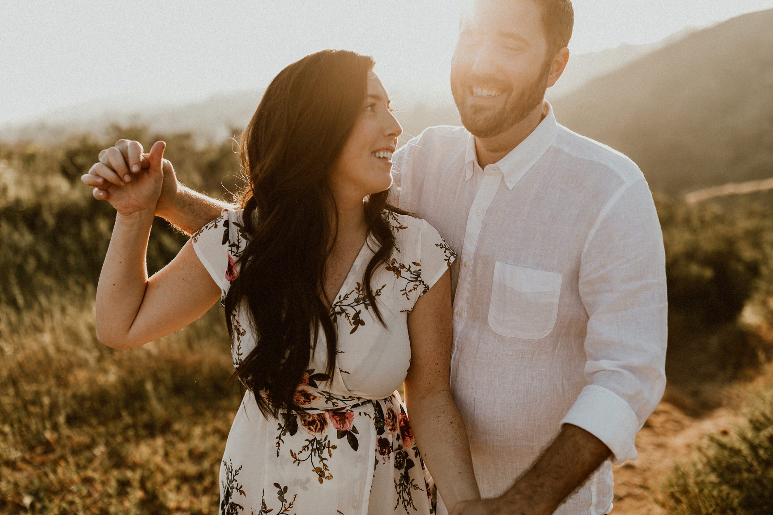 Hollywood Hills Engagement Photos