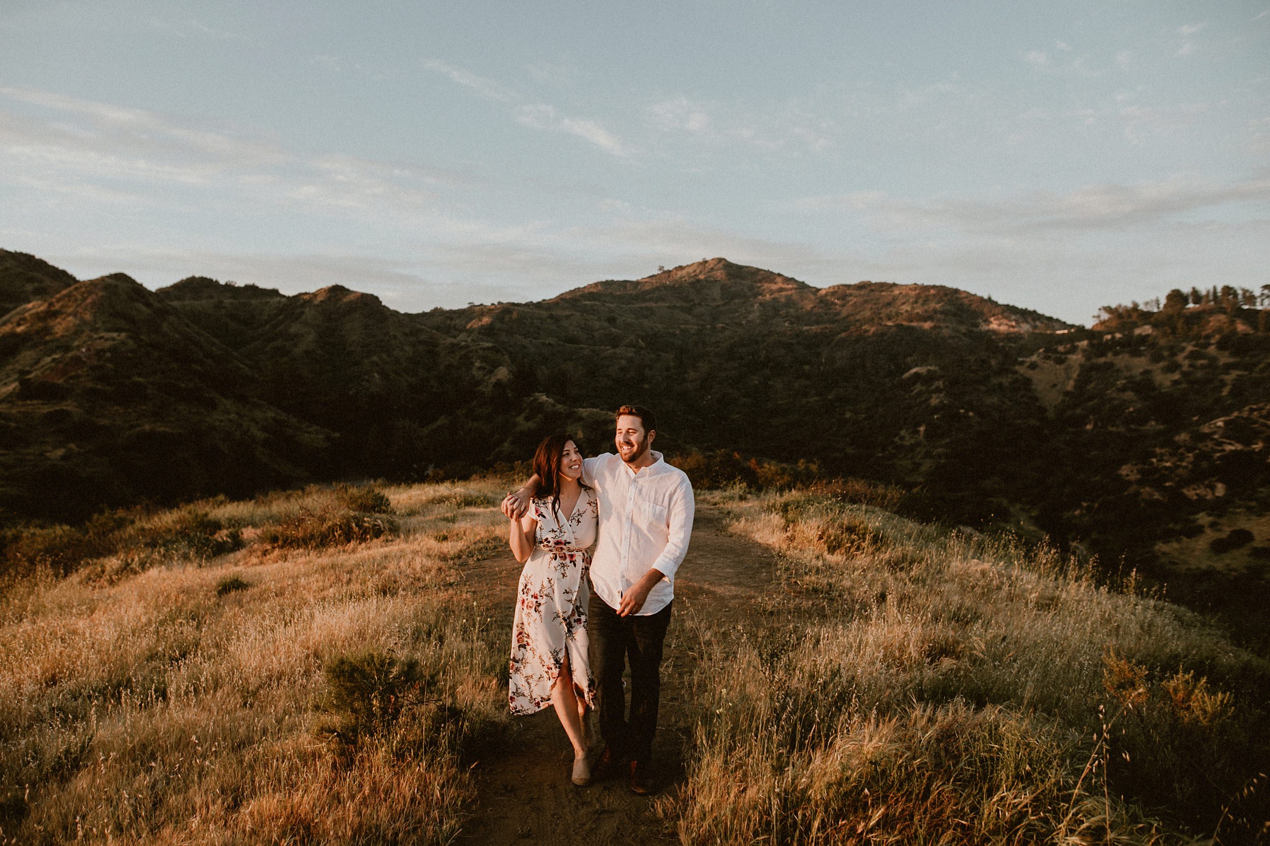 Hollywood Hills Engagement Photos
