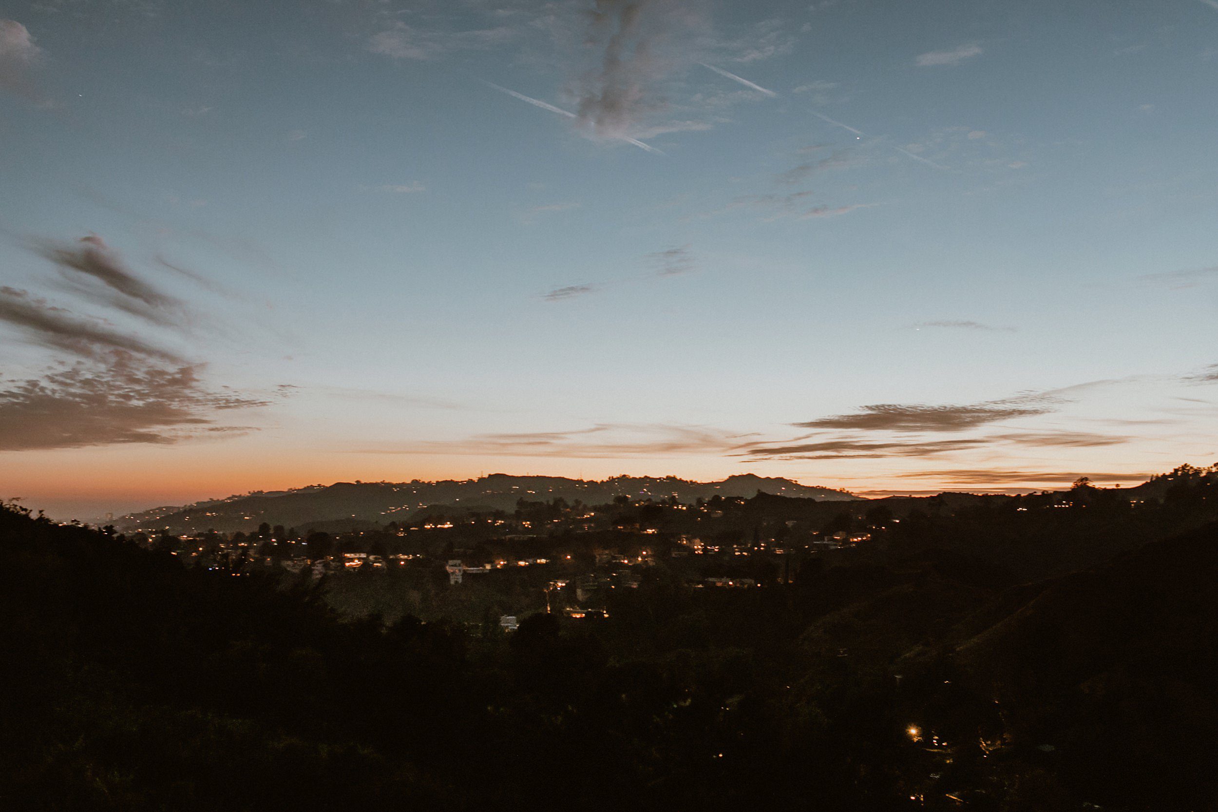 Hollywood Hills Engagement Photos