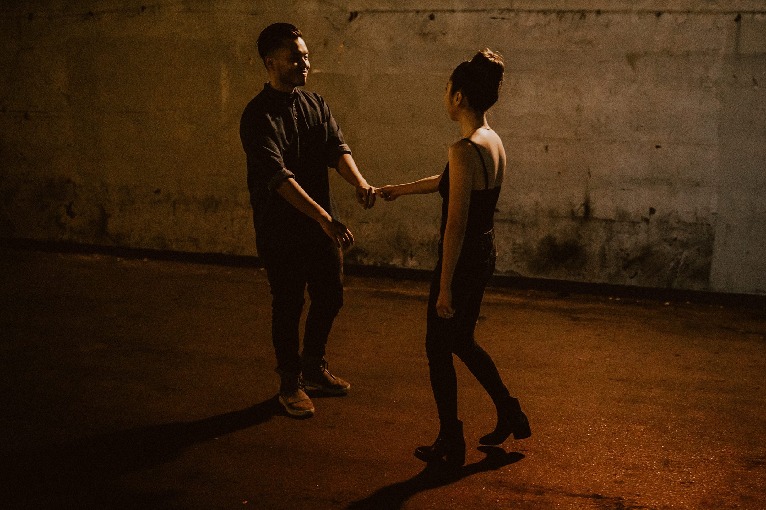 Downtown LA Engagement Photos 