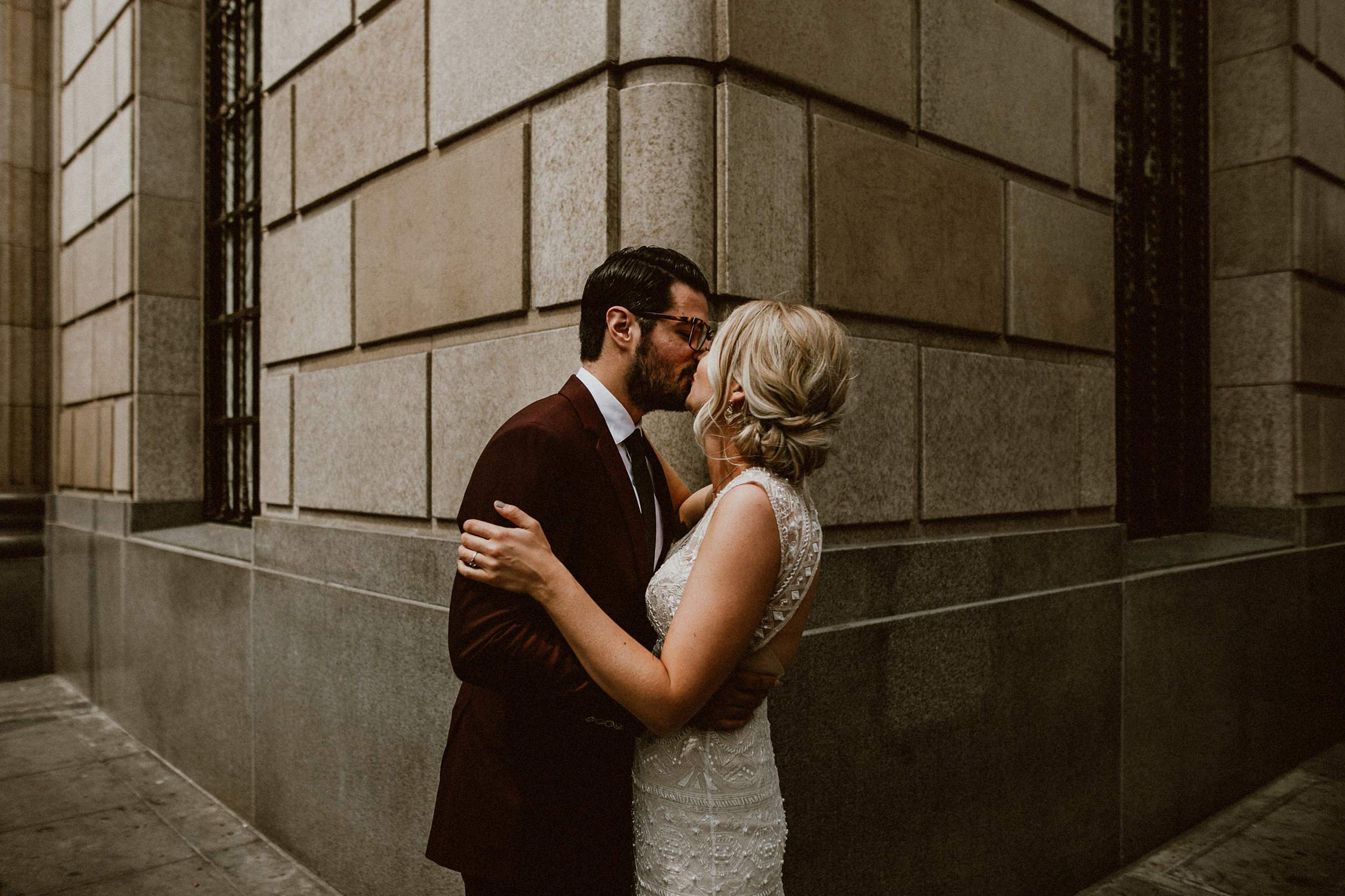 Wedding First Look Photos in Los Angeles