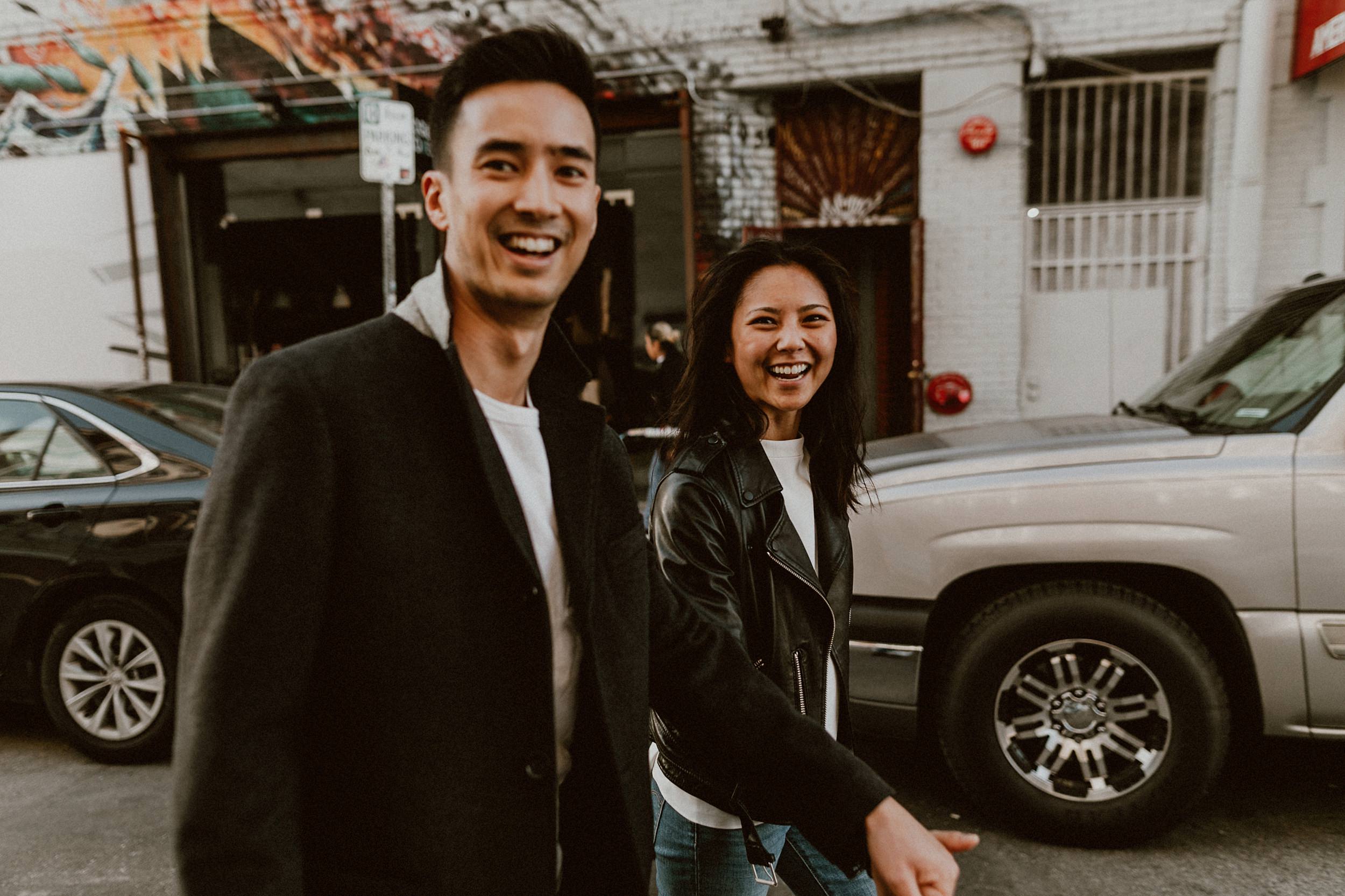 Los Angeles Arts District Couples Photos