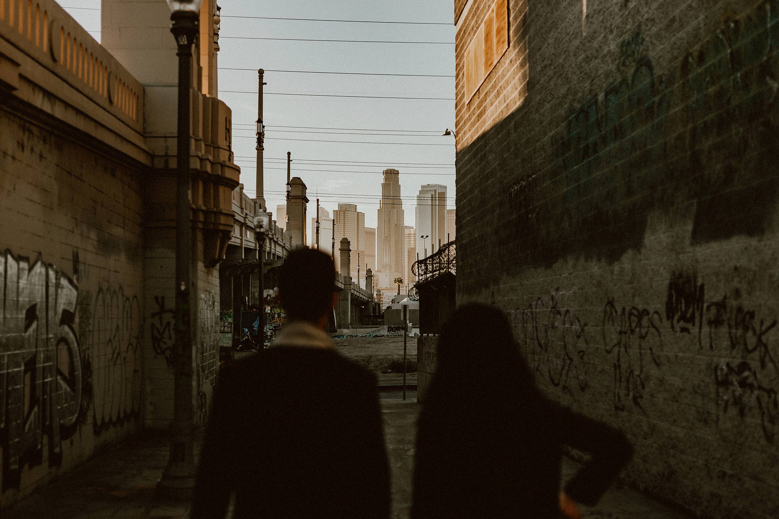 Los Angeles Arts District Couples Photos