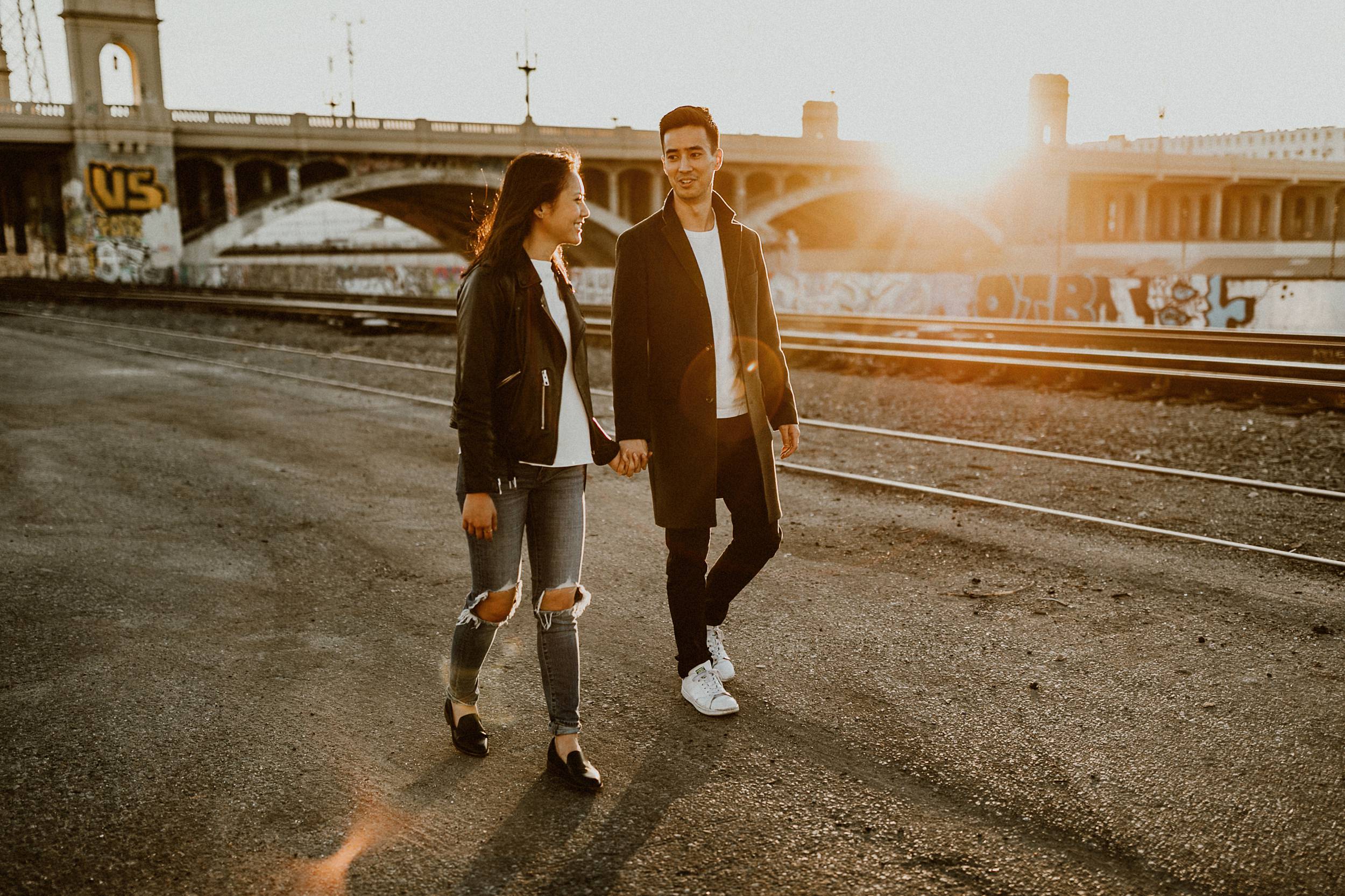 Los Angeles Arts District Couples Photos