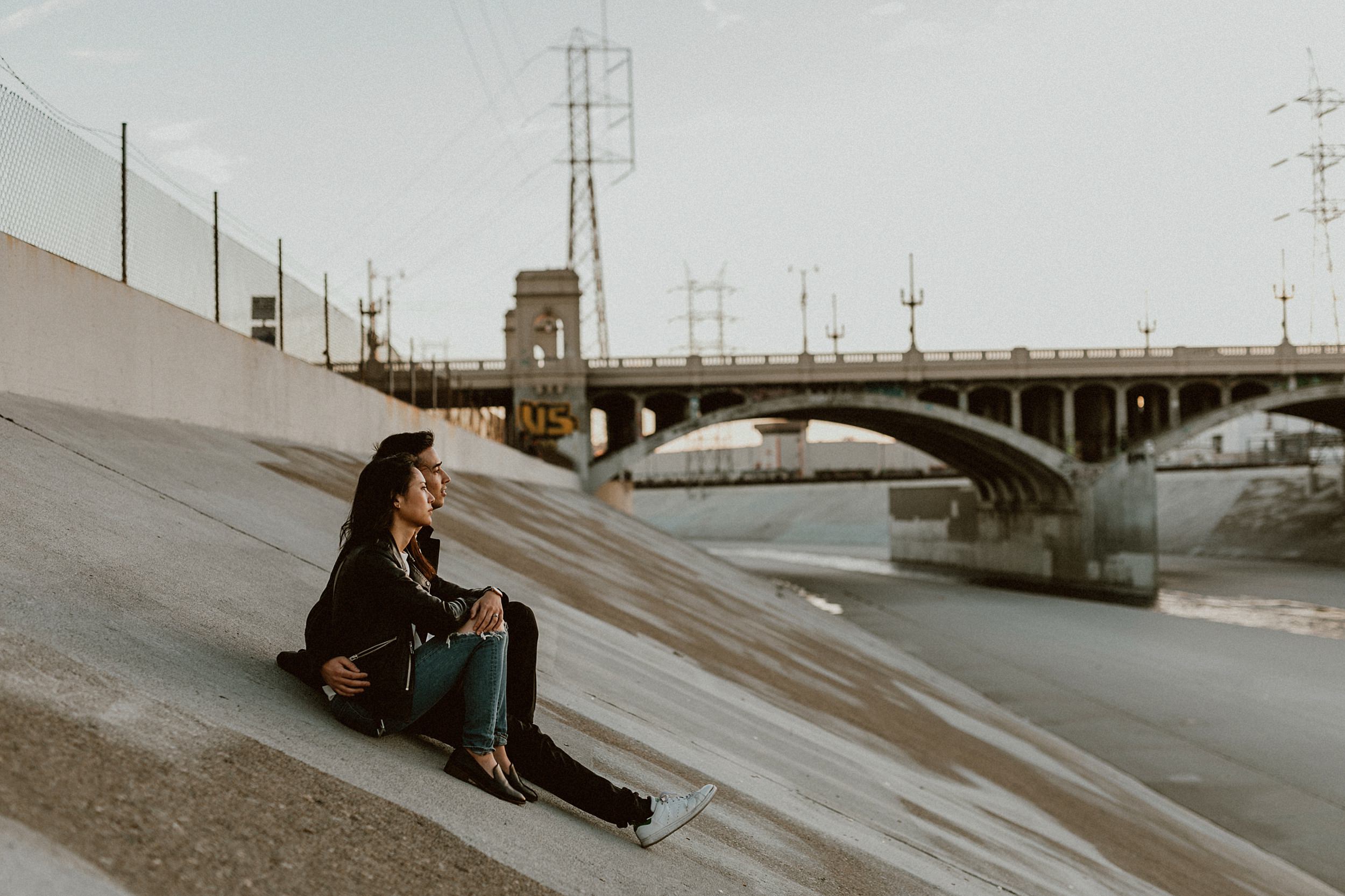 Los Angeles Arts District Couples Photos