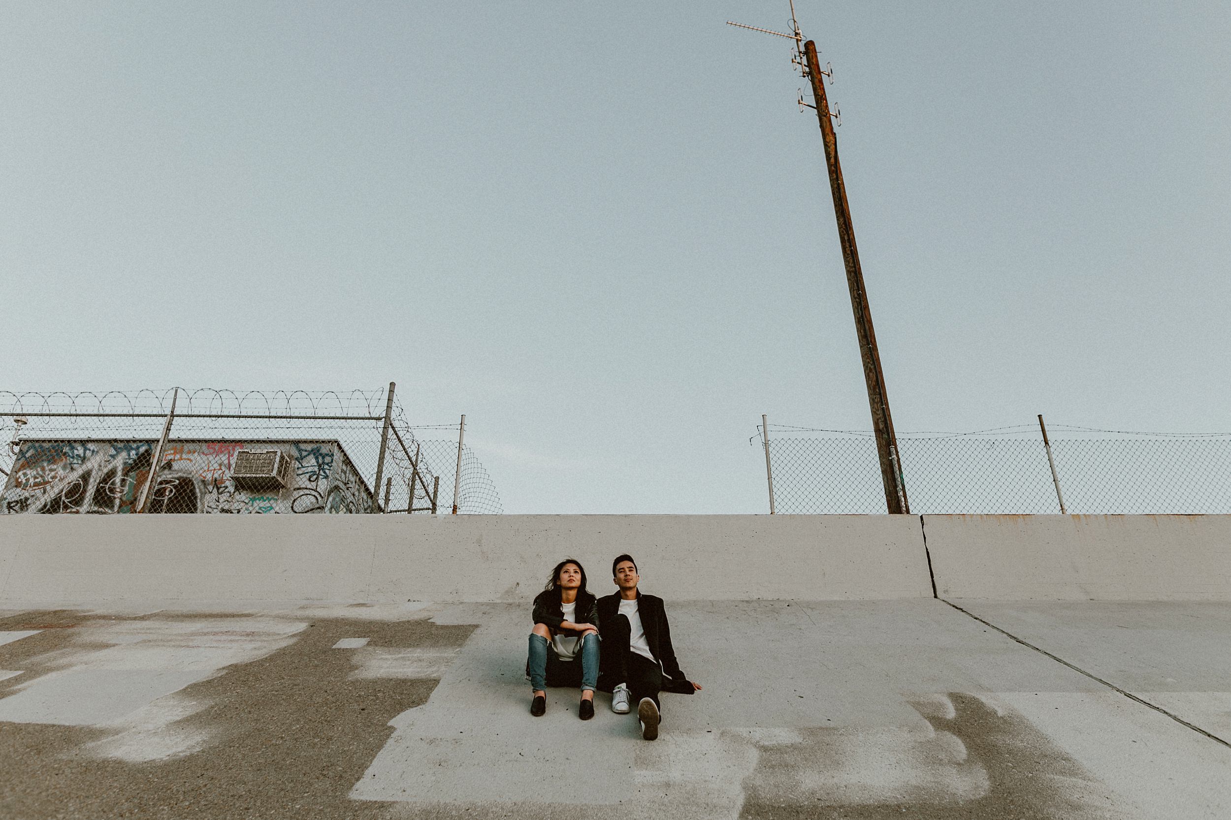 Los Angeles Arts District Couples Photos