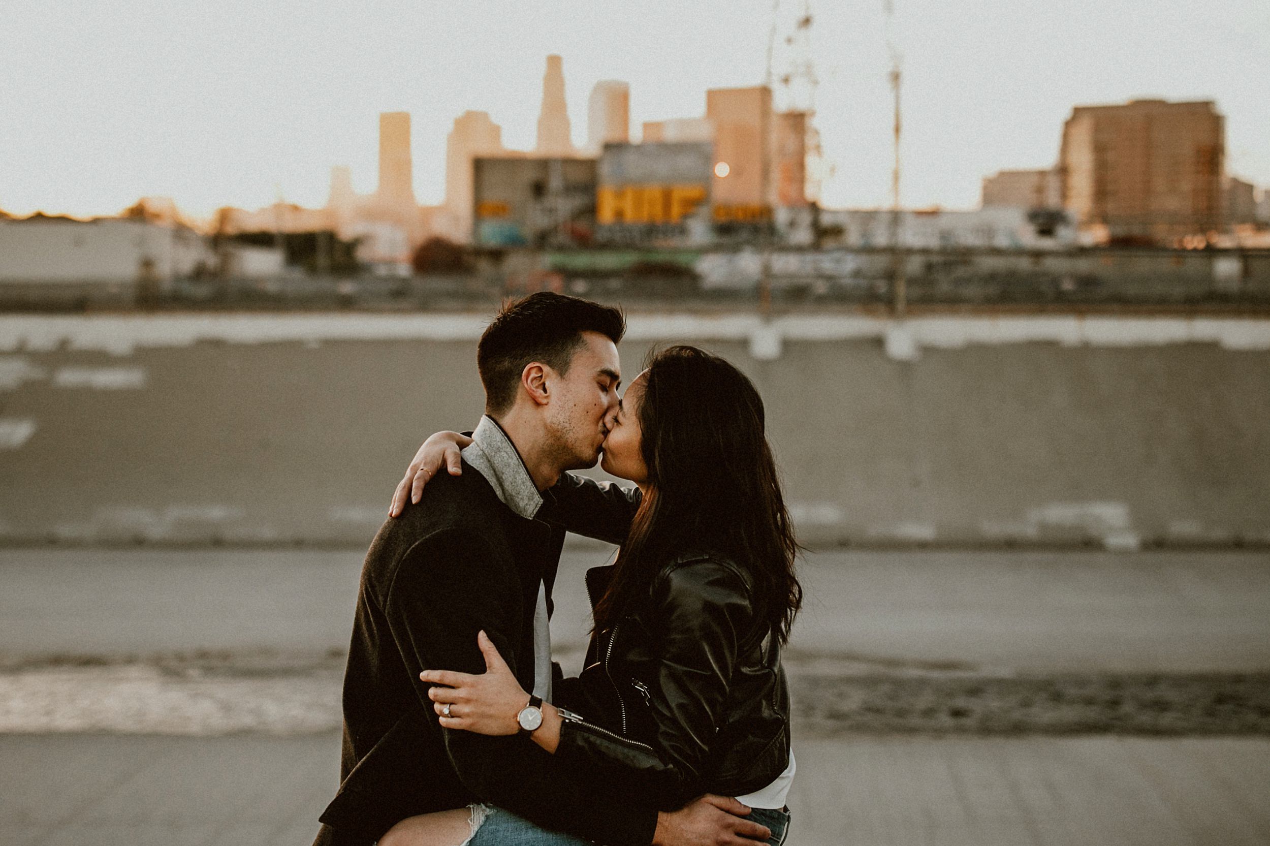 Los Angeles Arts District Couples Photos