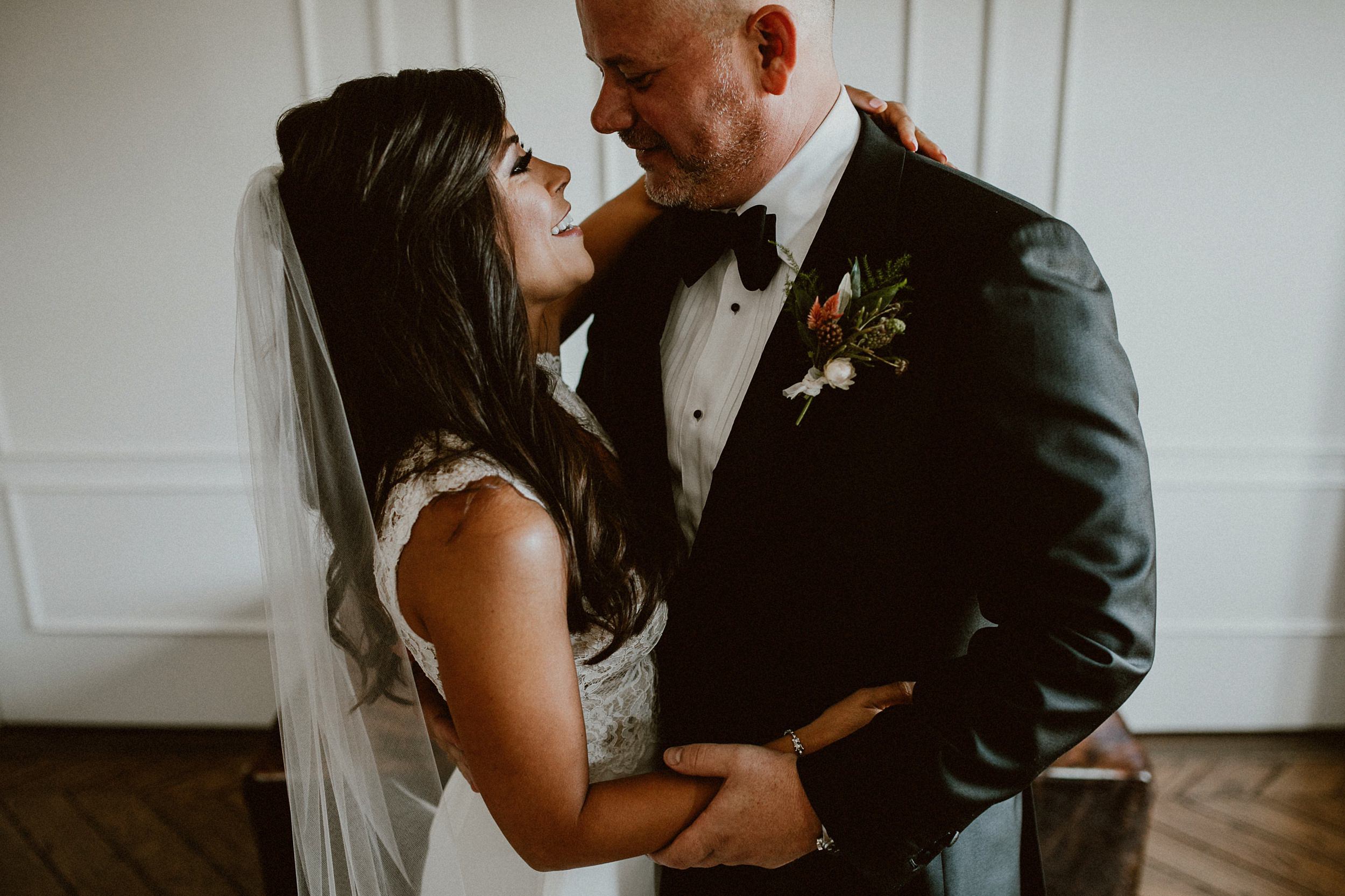 Intimate Wedding at the Culver Hotel First Look Intimate Wedding at the Culver Hotel First Look