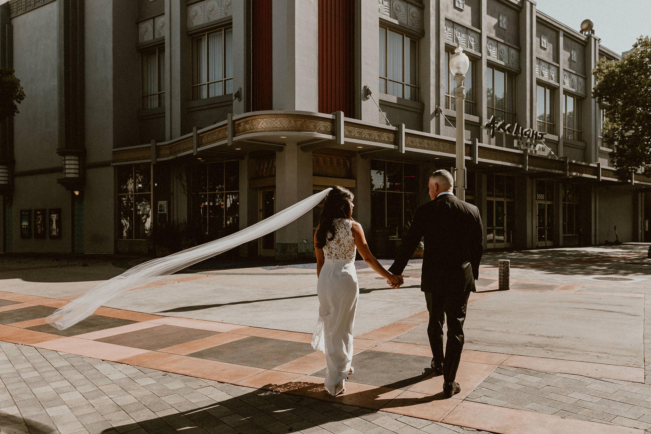 Intimate Wedding at the Culver Hotel First Look Intimate Wedding at the Culver Hotel First Look