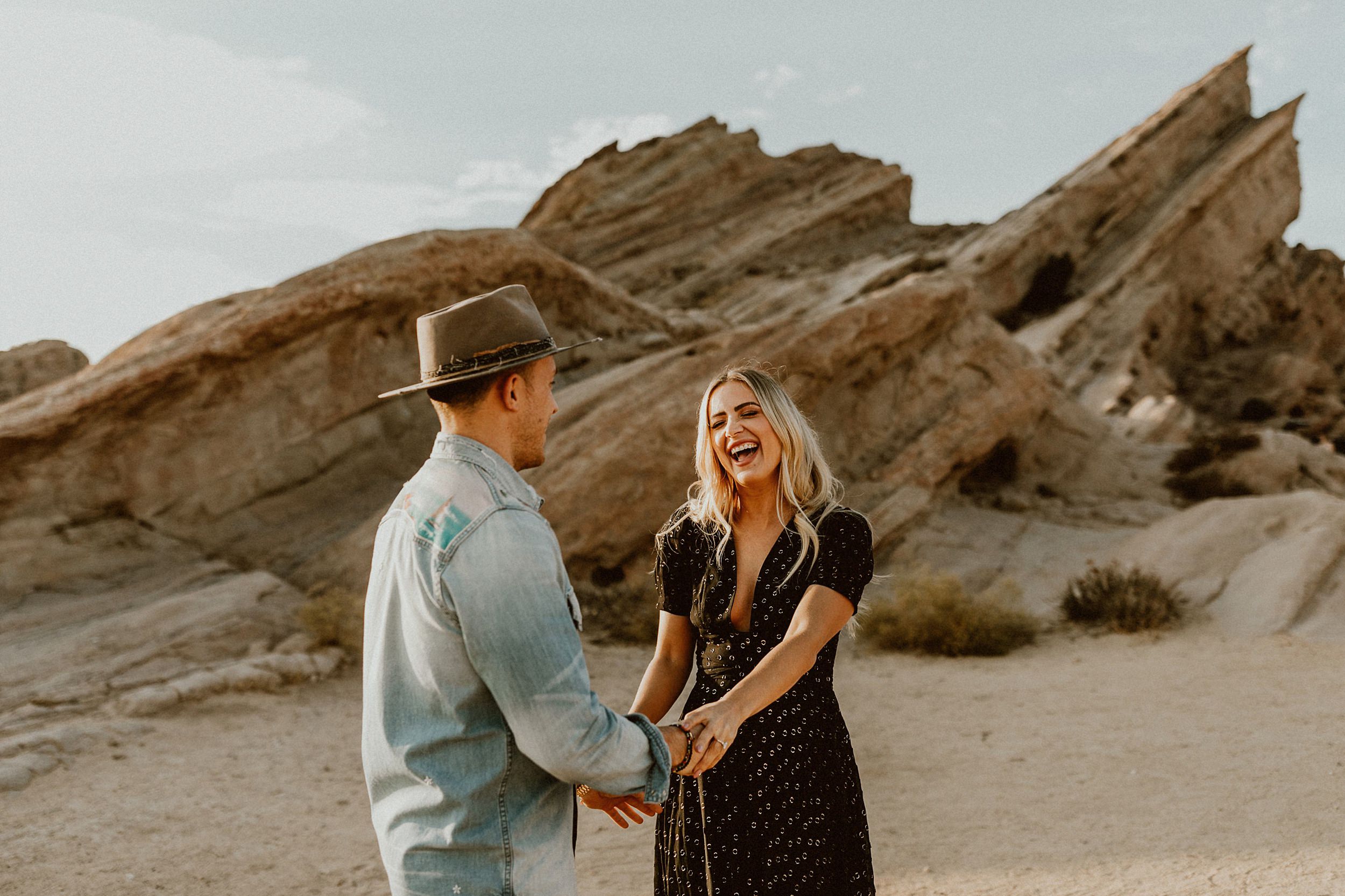 Engagement Session at Vasquez Rocks Engagement Session at Vasquez Rocks