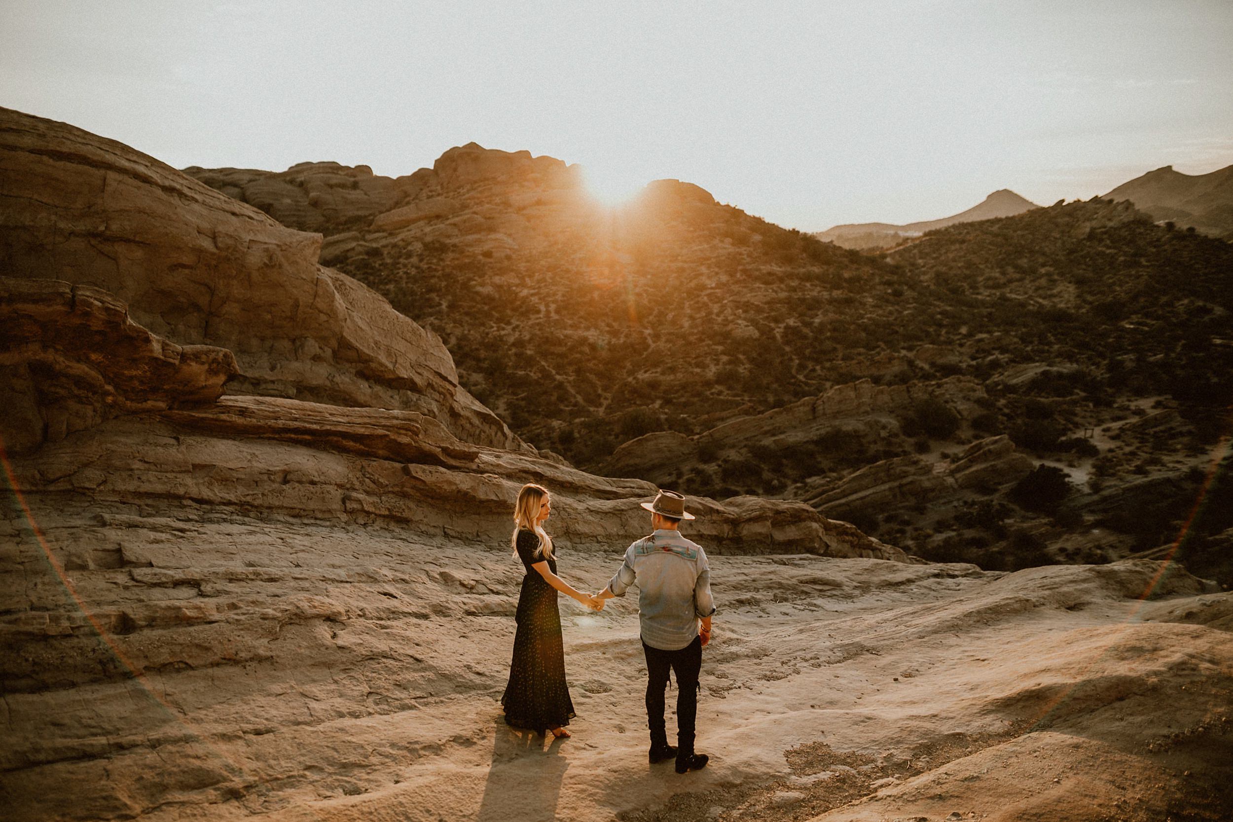 Engagement Session at Vasquez Rocks Engagement Session at Vasquez Rocks