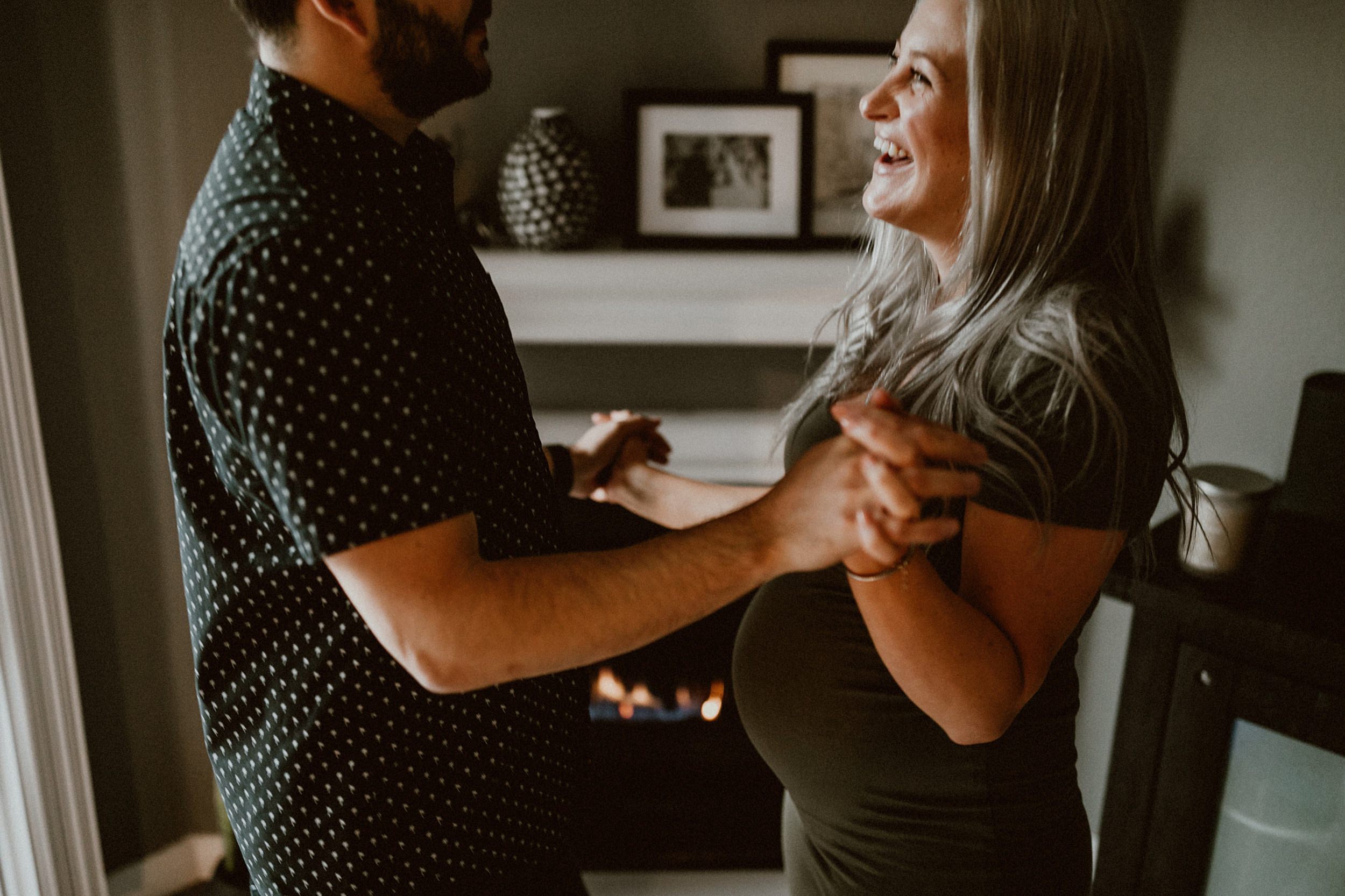 At Home Maternity Session in Los Angeles