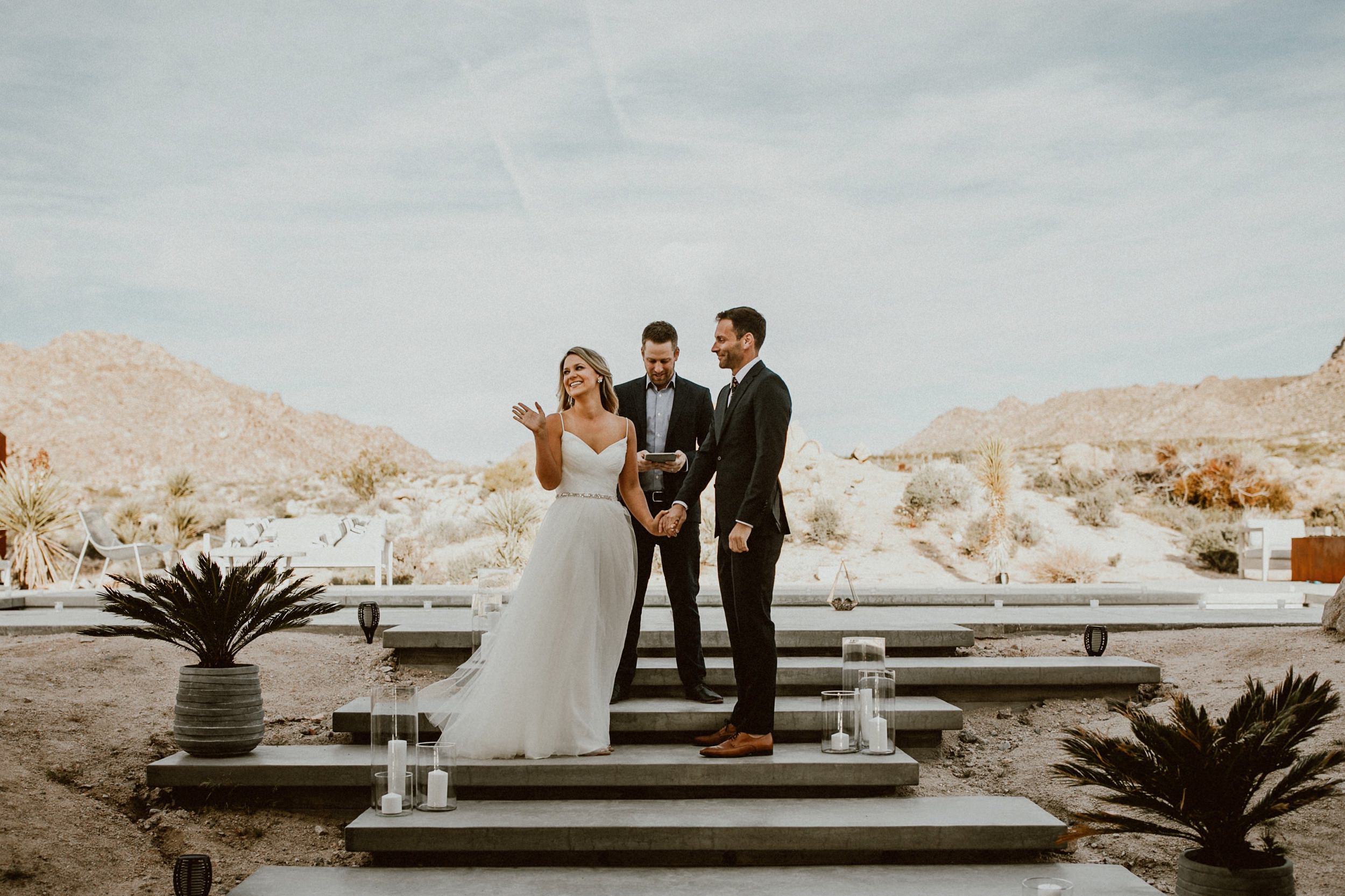 Joshua Tree Elopement at SkyHouse Joshua Tree Elopement at SkyHouse