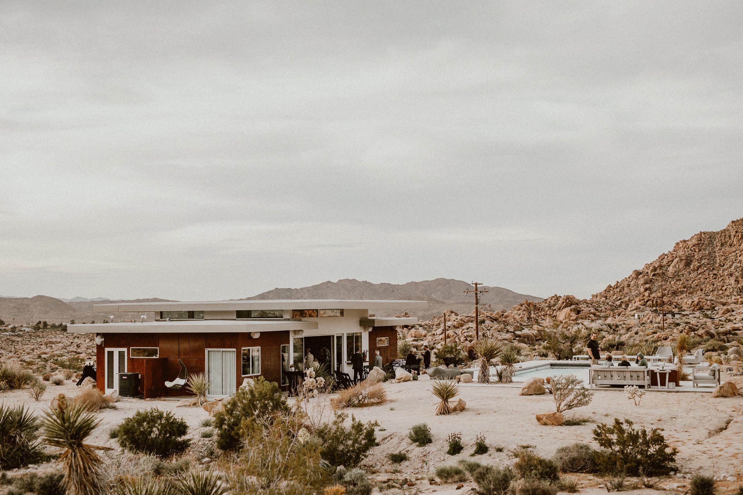 Joshua Tree Elopement at SkyHouse Joshua Tree Elopement at SkyHouse