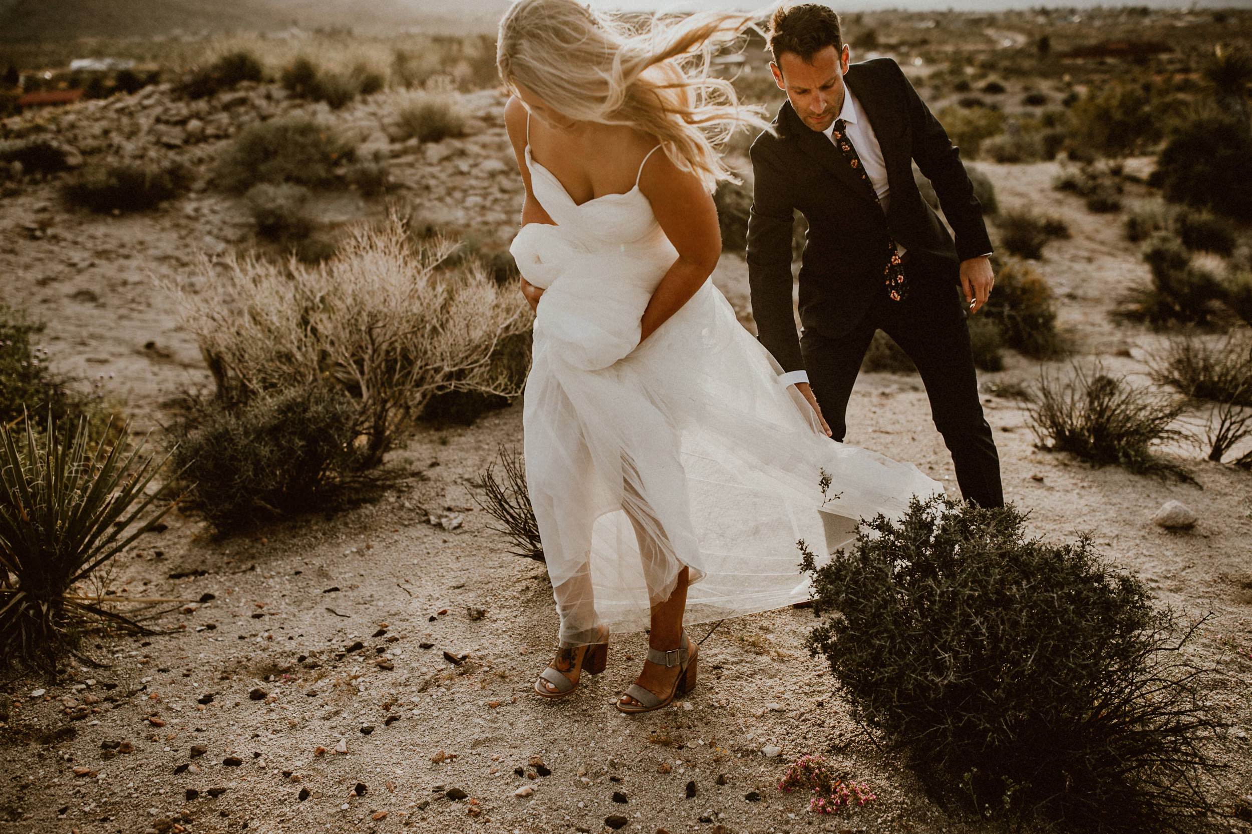 Joshua Tree Elopement at SkyHouse Joshua Tree Elopement at SkyHouse