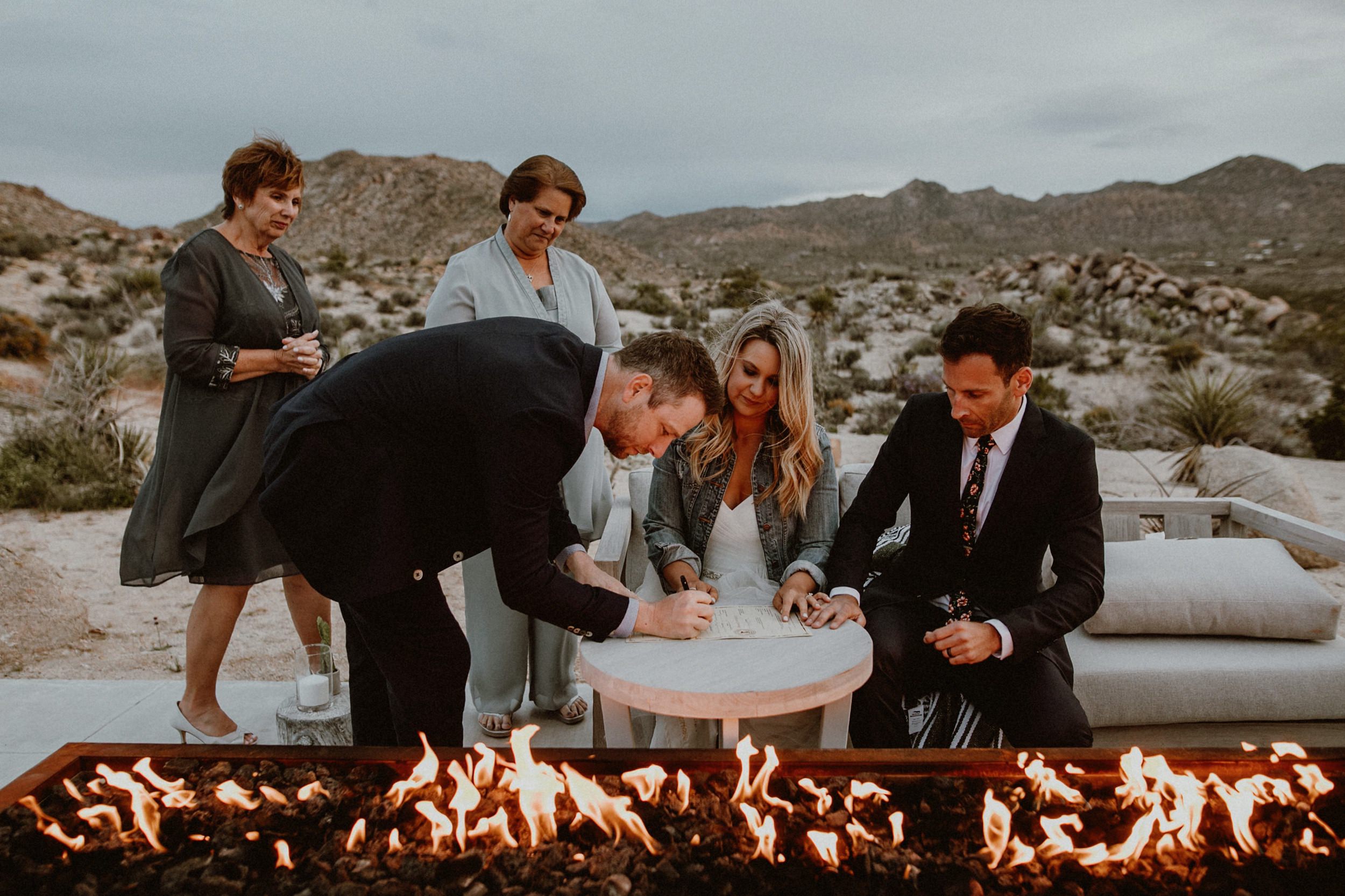 Joshua Tree Elopement at SkyHouse Joshua Tree Elopement at SkyHouse