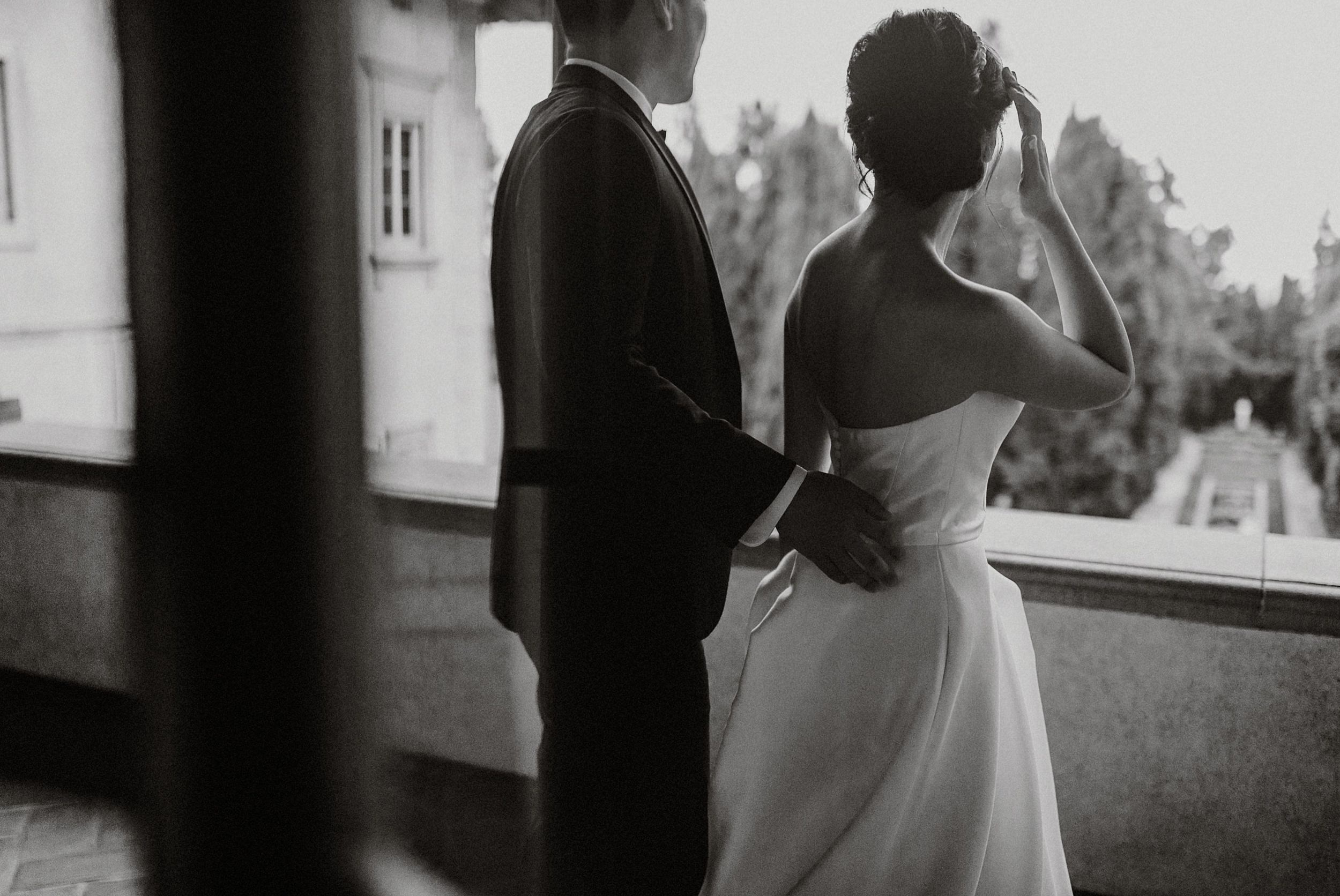 Rainy Garden Wedding at Villa del Sol d'Oro