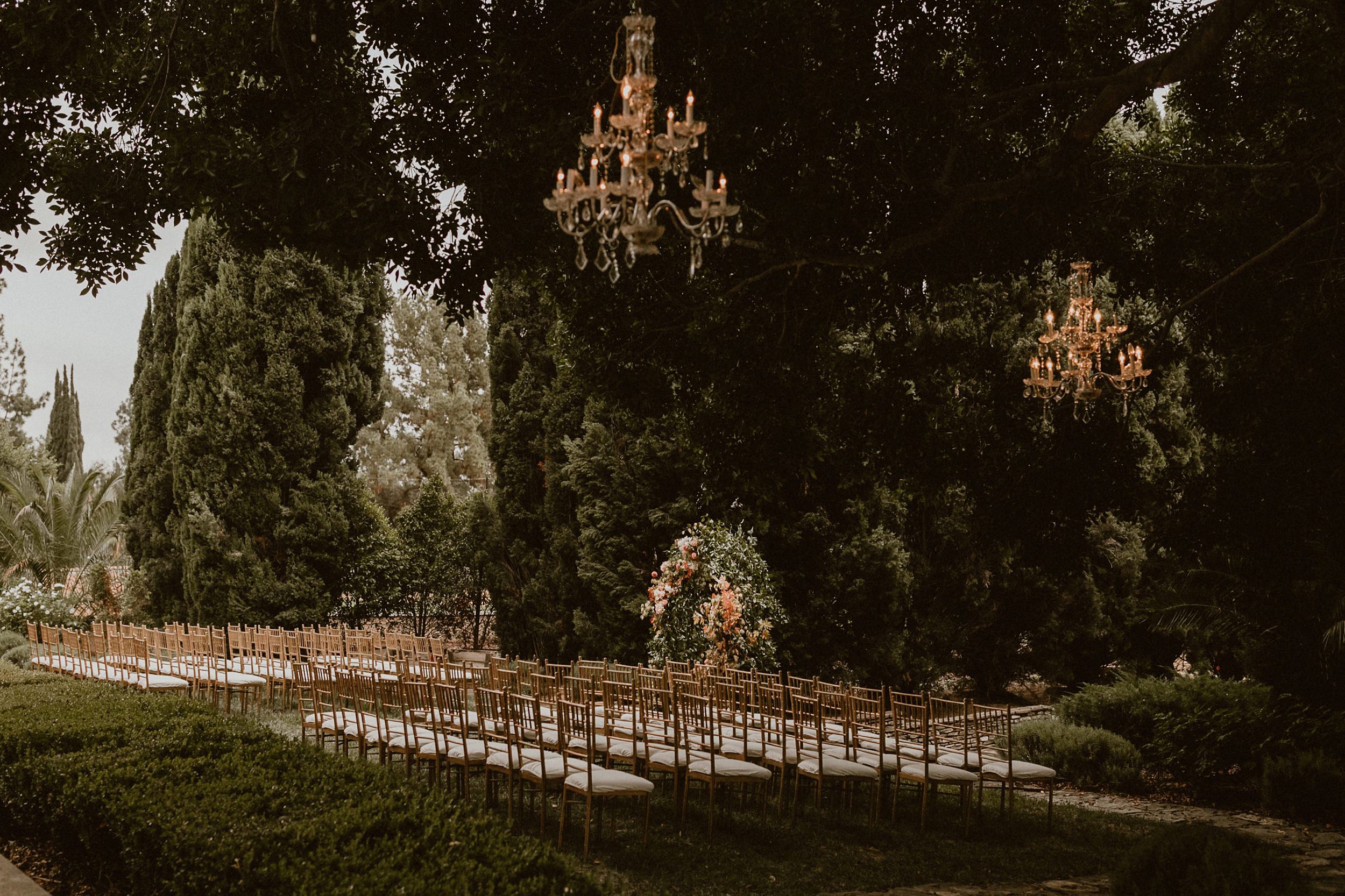 Rainy Garden Wedding at Villa del Sol d'Oro