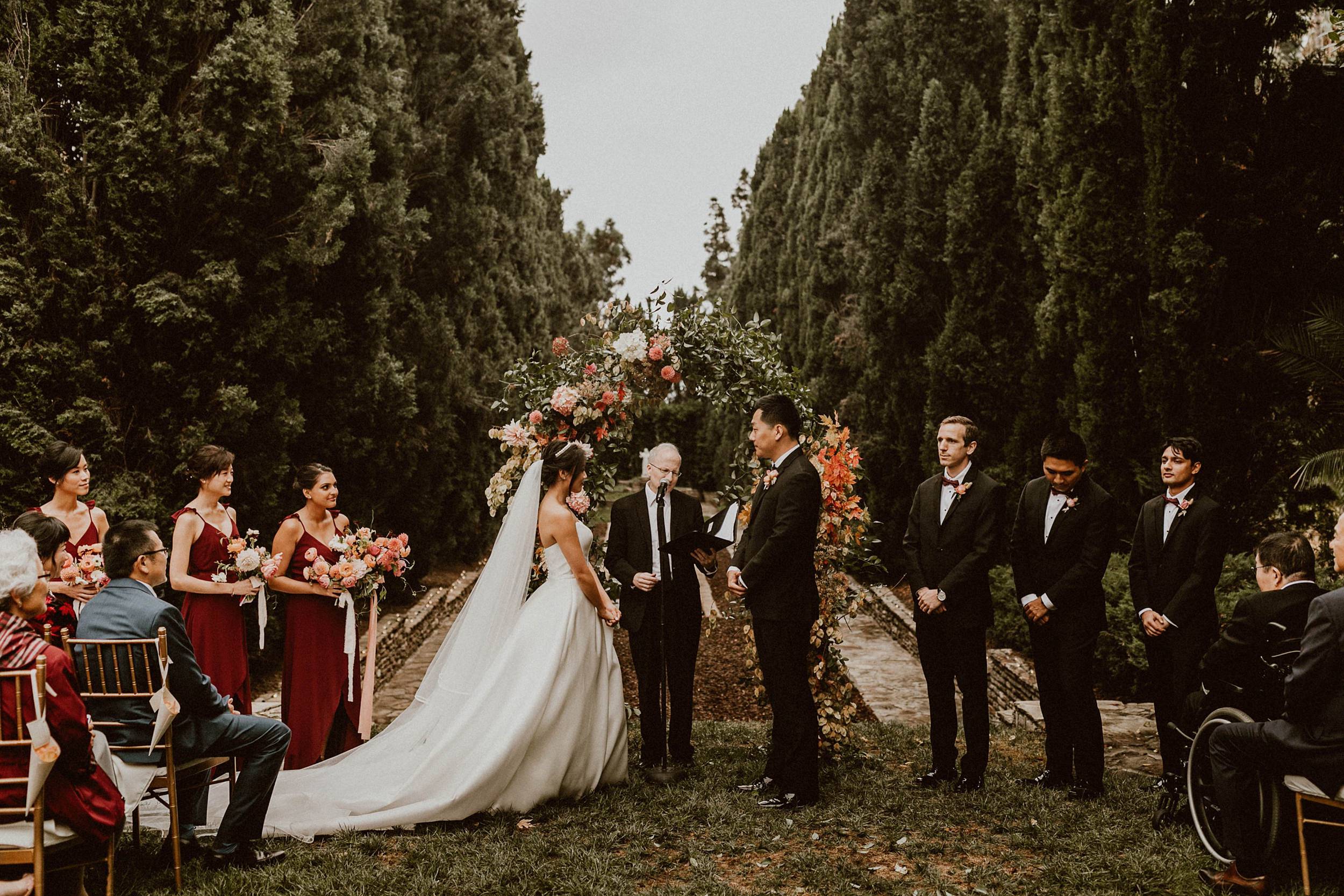 Rainy Garden Wedding at Villa del Sol d'Oro