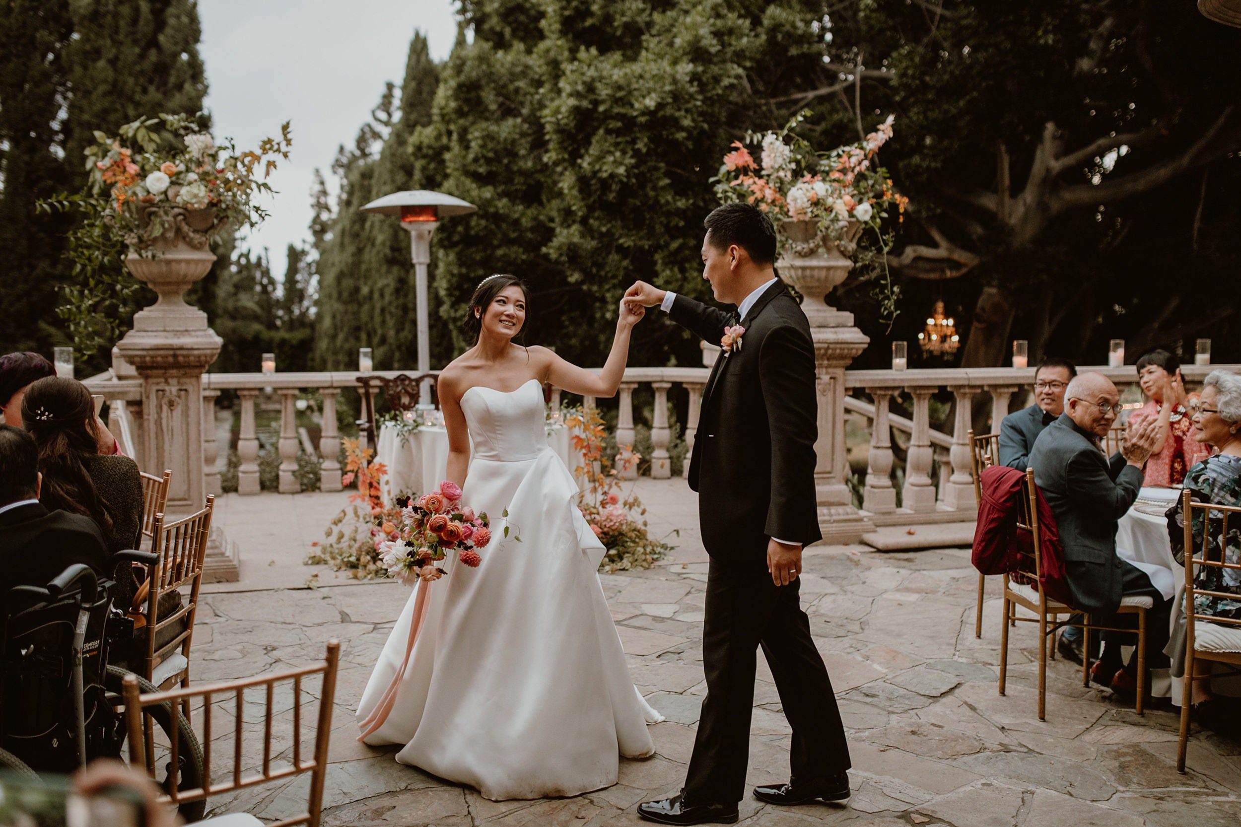 Rainy Garden Wedding at Villa del Sol d'Oro