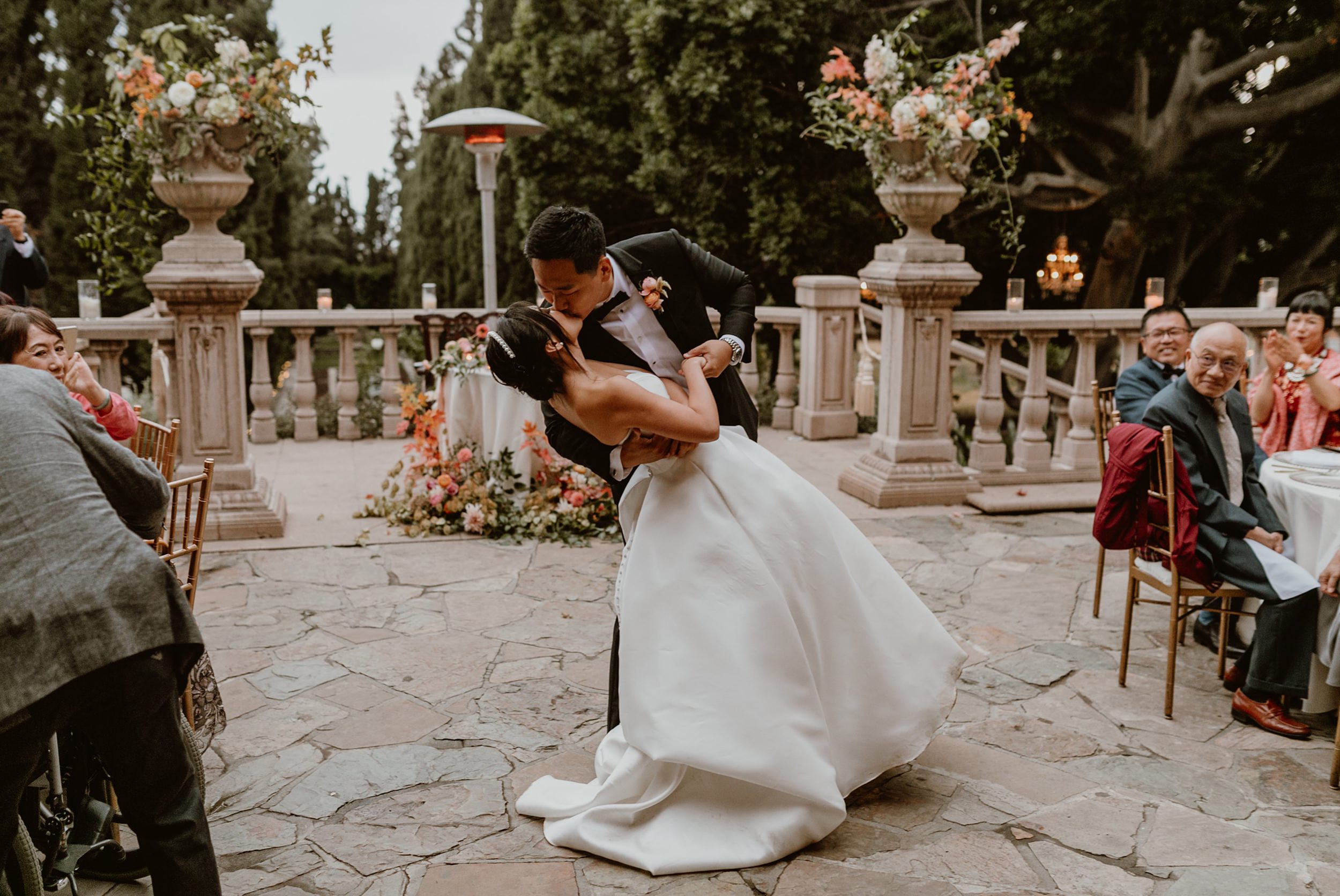Rainy Garden Wedding at Villa del Sol d'Oro
