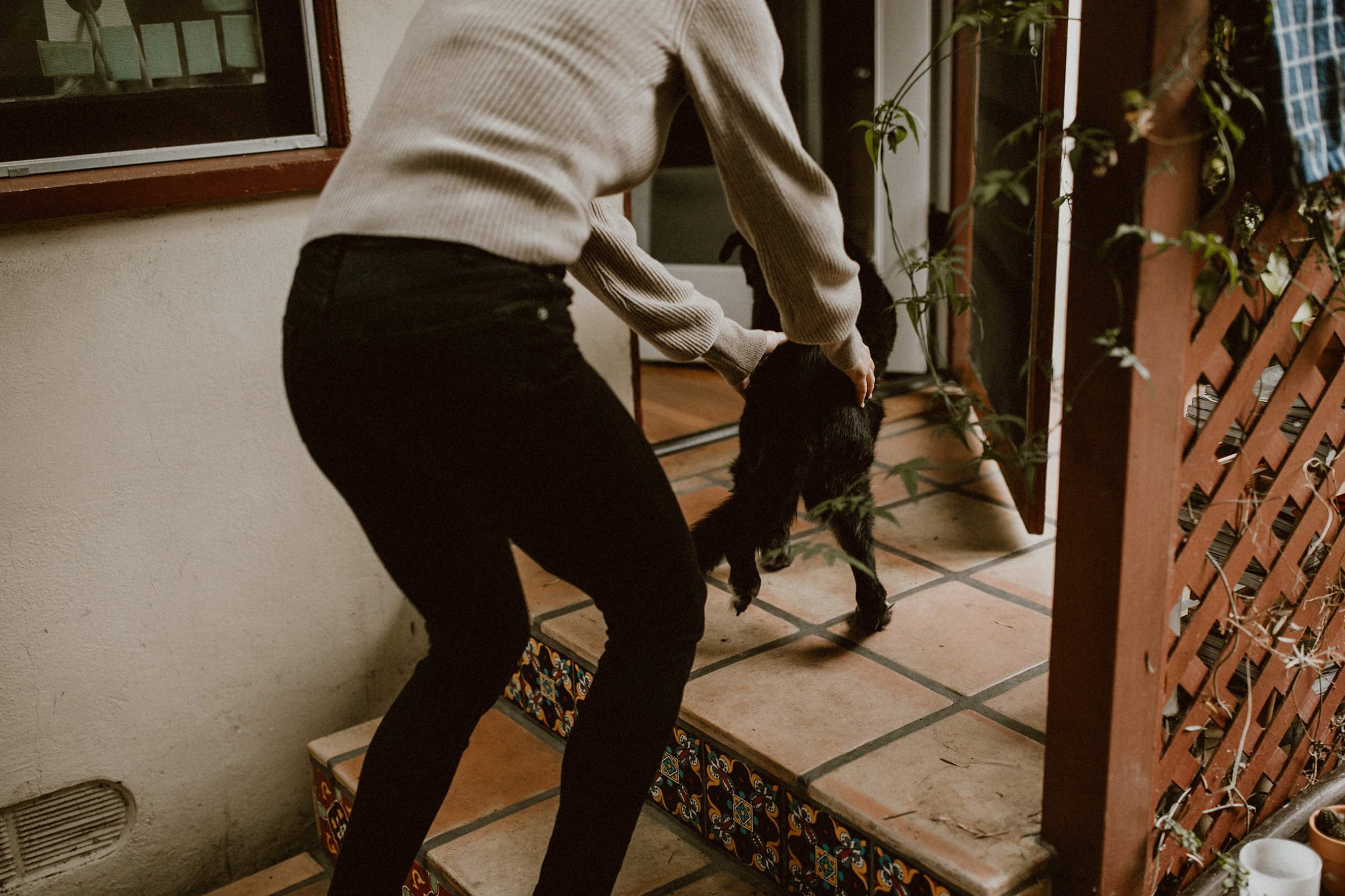 At Home Engagement Session At Home Engagement Session